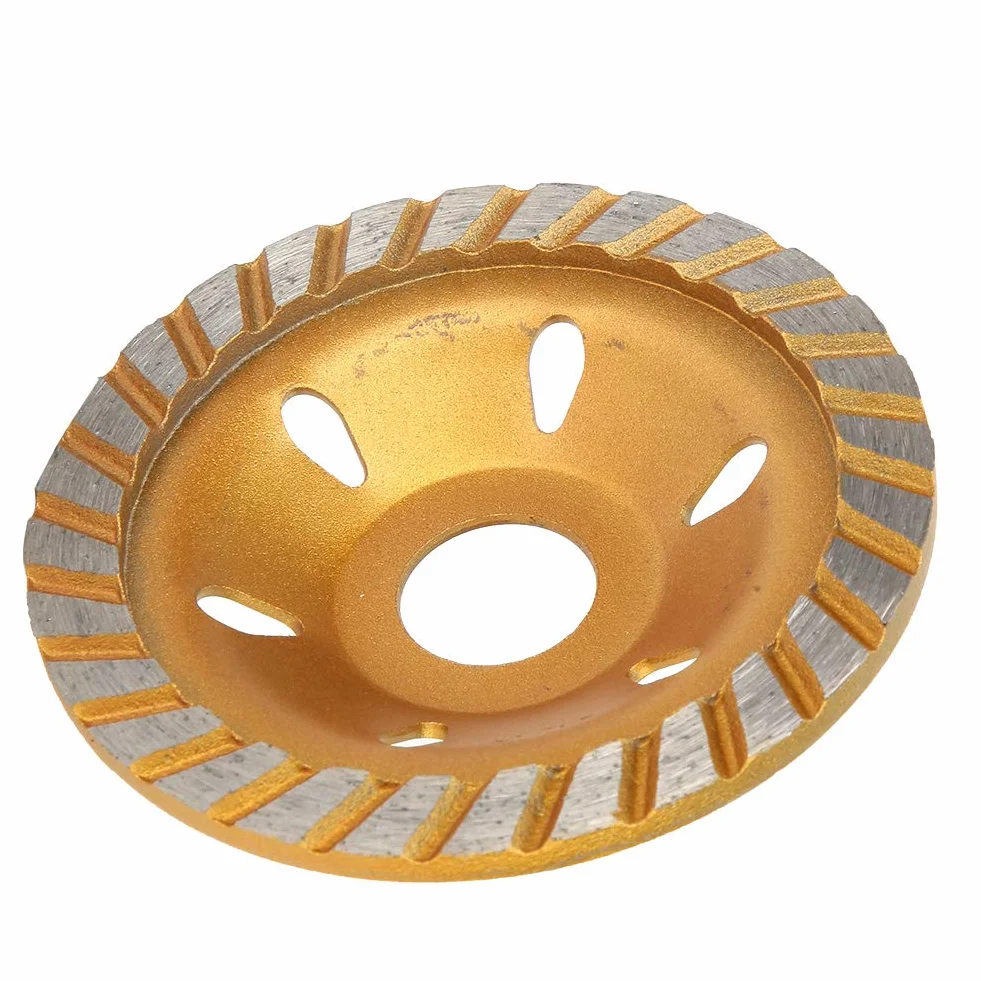 4 "100mm beton Turbo diamentowa tarcza szlifierska, kształt miski tarcza szlifierska kamień betonowy granit narzędzie do szlifierki kątowej (#2)