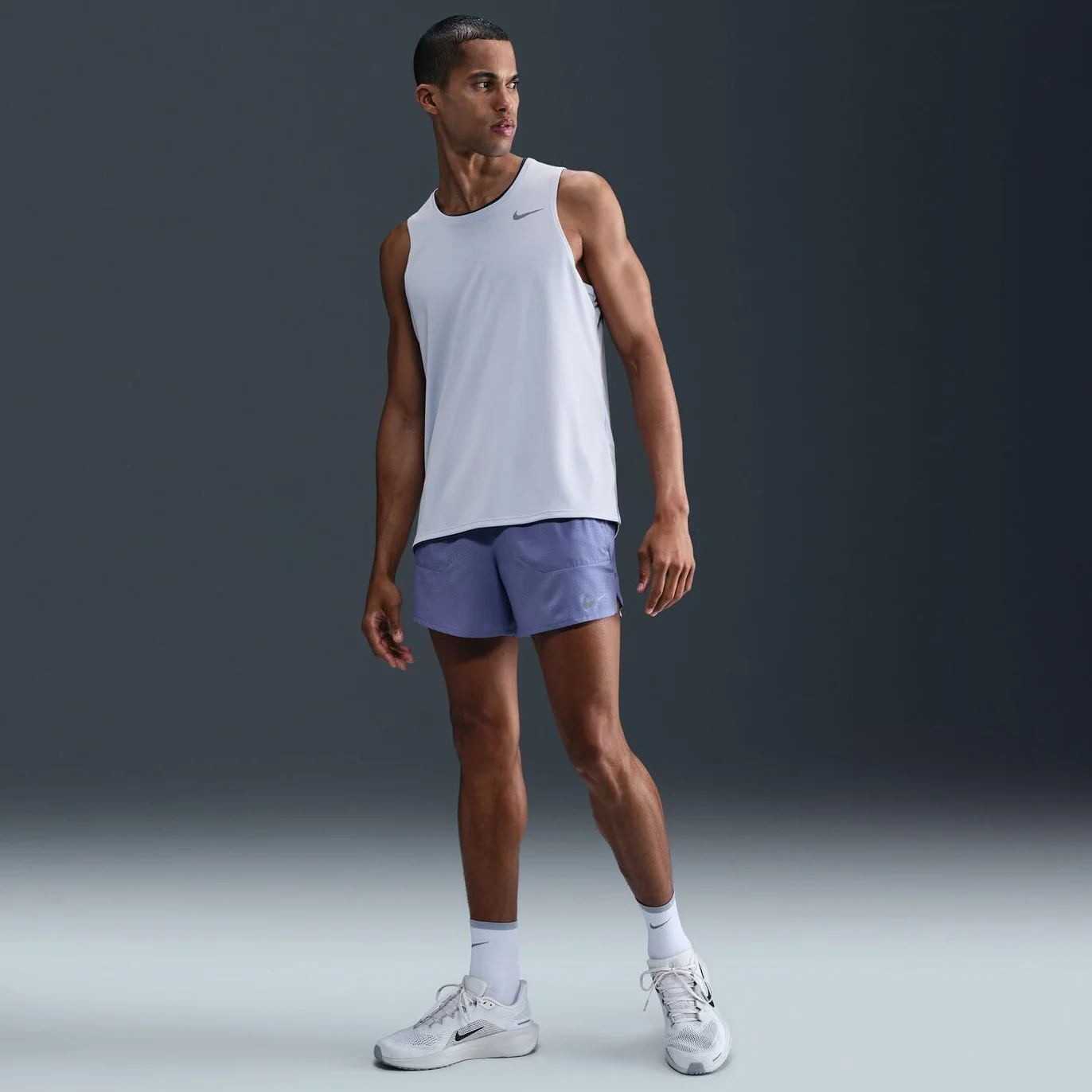 NIKE Tank top do biegania Mężczyźni Nike Miler Dri-fit Lauf-tanktop für Herren