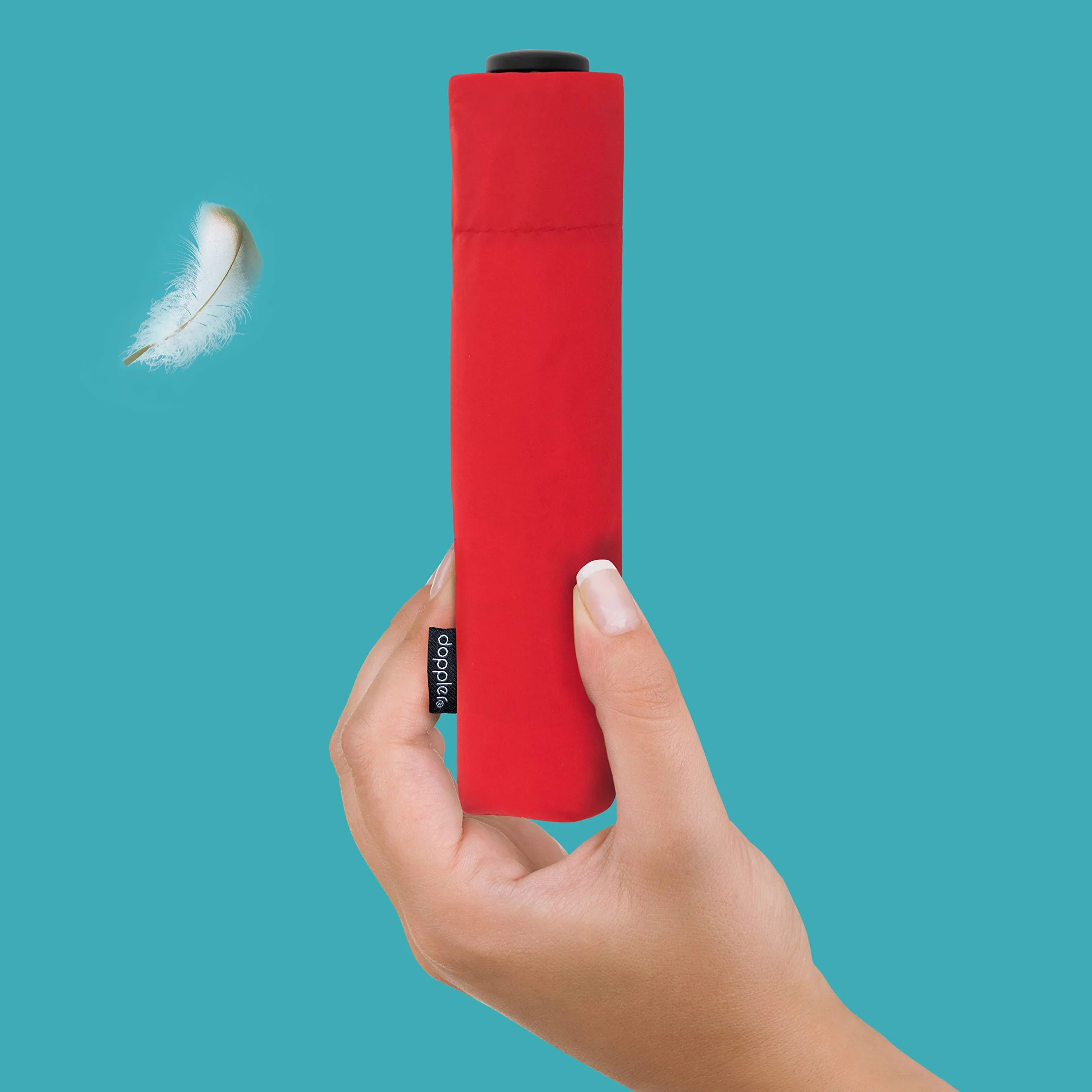 doppler Kieszeń Parasol Zero,99 - Ważący tylko 99 gramów - Stabilny - Wiatroodporny - 21 cm