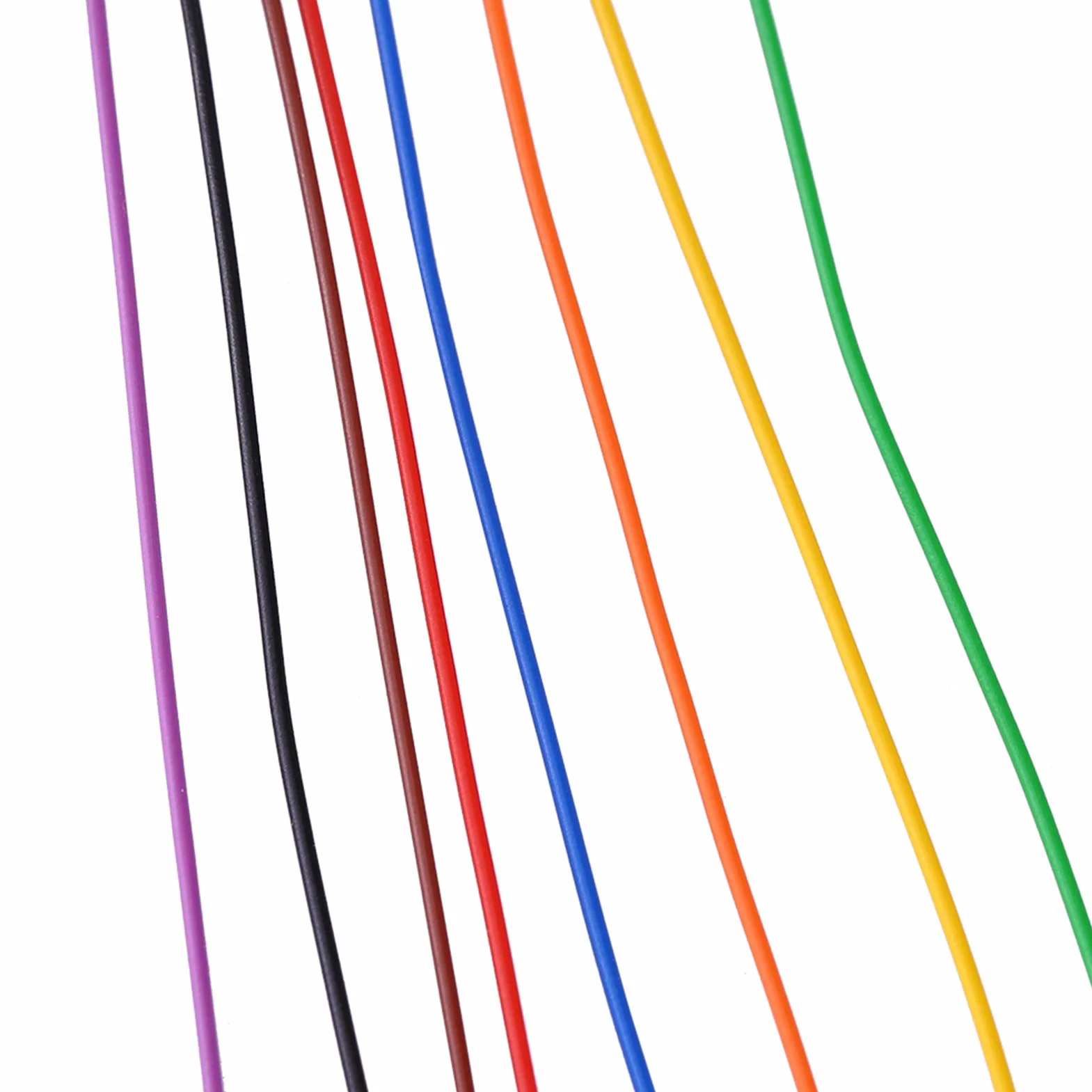Przewody Pcb Drut Przyłączeniowy 30Awg Cynowana miedź Kolorowy P N B 30 1000 280M 8 Drut Kolorowy Owijanie Izolacji Miedziany Kabel Testowy