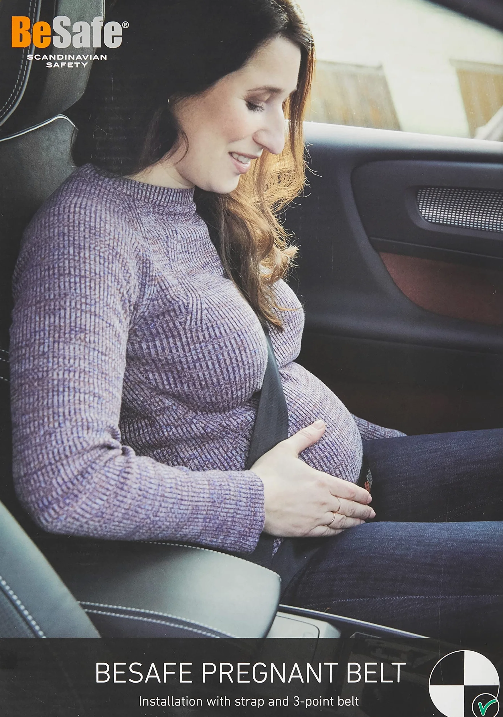 Besafe Kobiety Pregnant Pas Ciążowy, Czarny, Rozmiar uniwersalny