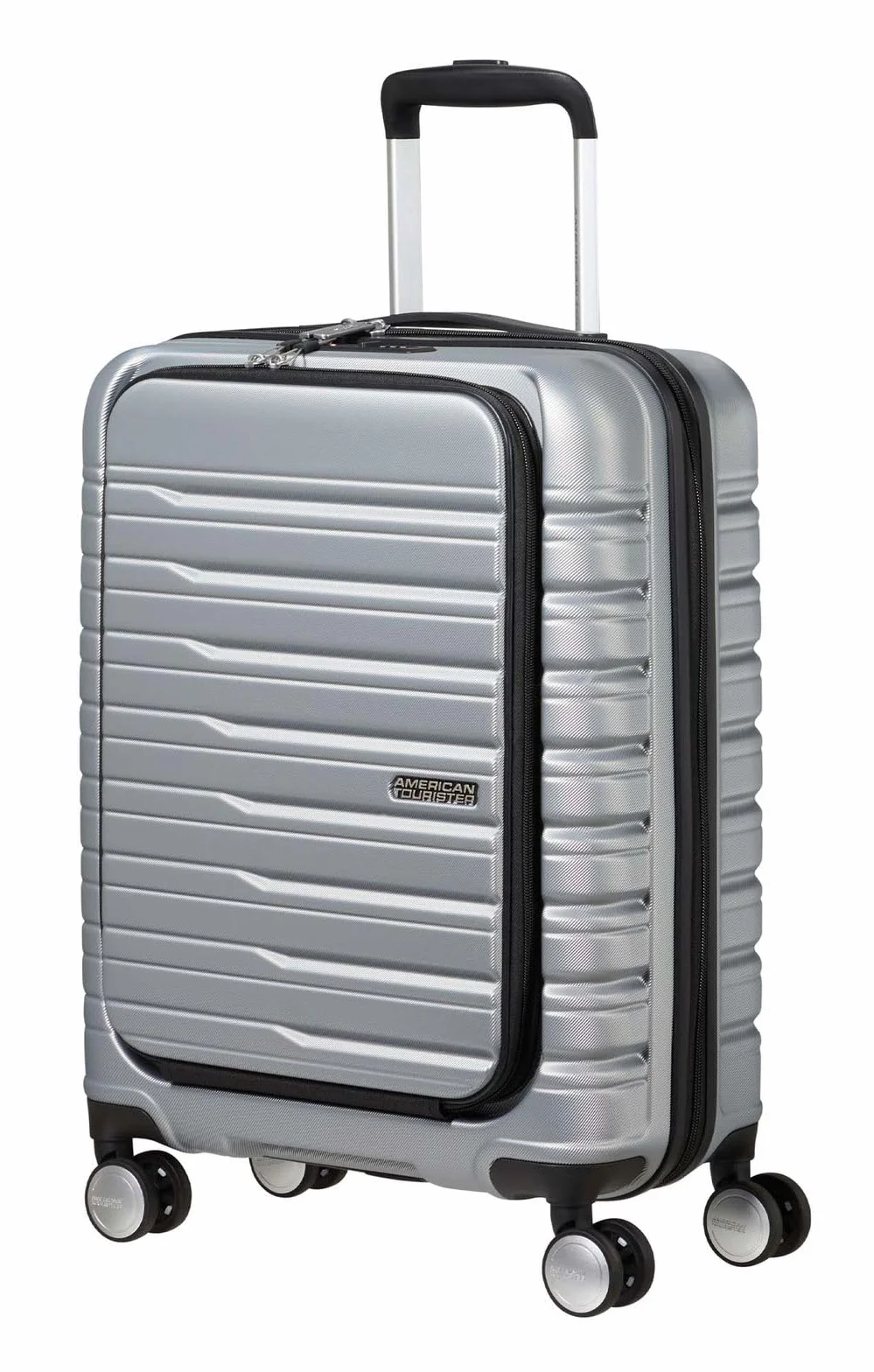 American Tour Misters Flashline - Spinner S, Handgeck with Front Loader, 55 cm, 34 L, srebrny (niebo srebrny)