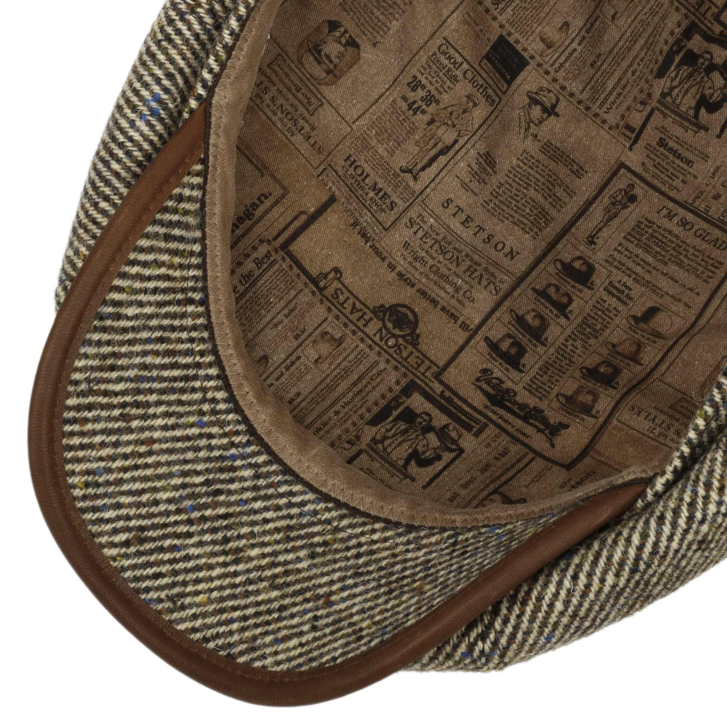 Stetson Kaszkiet Hatteras LiftonMężczyźni - Made in Germany czapka gawroszka z daszkiem wełniana daszkiem, podszewką jesień-zima Zima