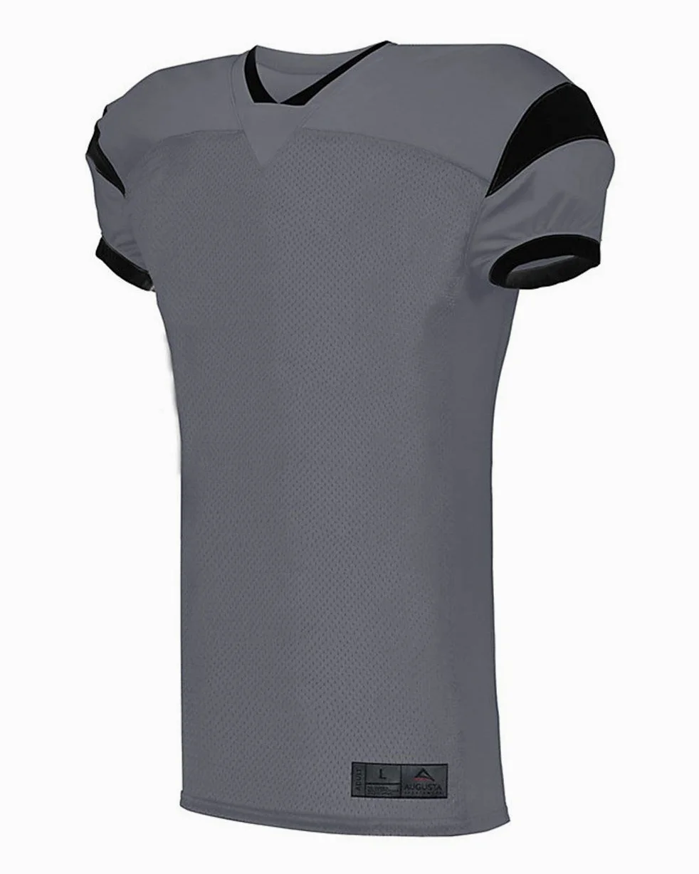 Augusta Sportswear Chłopięcy skośny koszulka piłkarska M grafitowy/czarna koszula, średnia