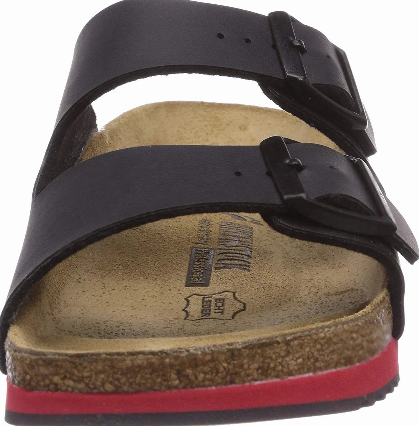 Birkenstock Sandales Arizona Cuir Nubuck Steer Soft Gray - sprzączka. Mężczyźni