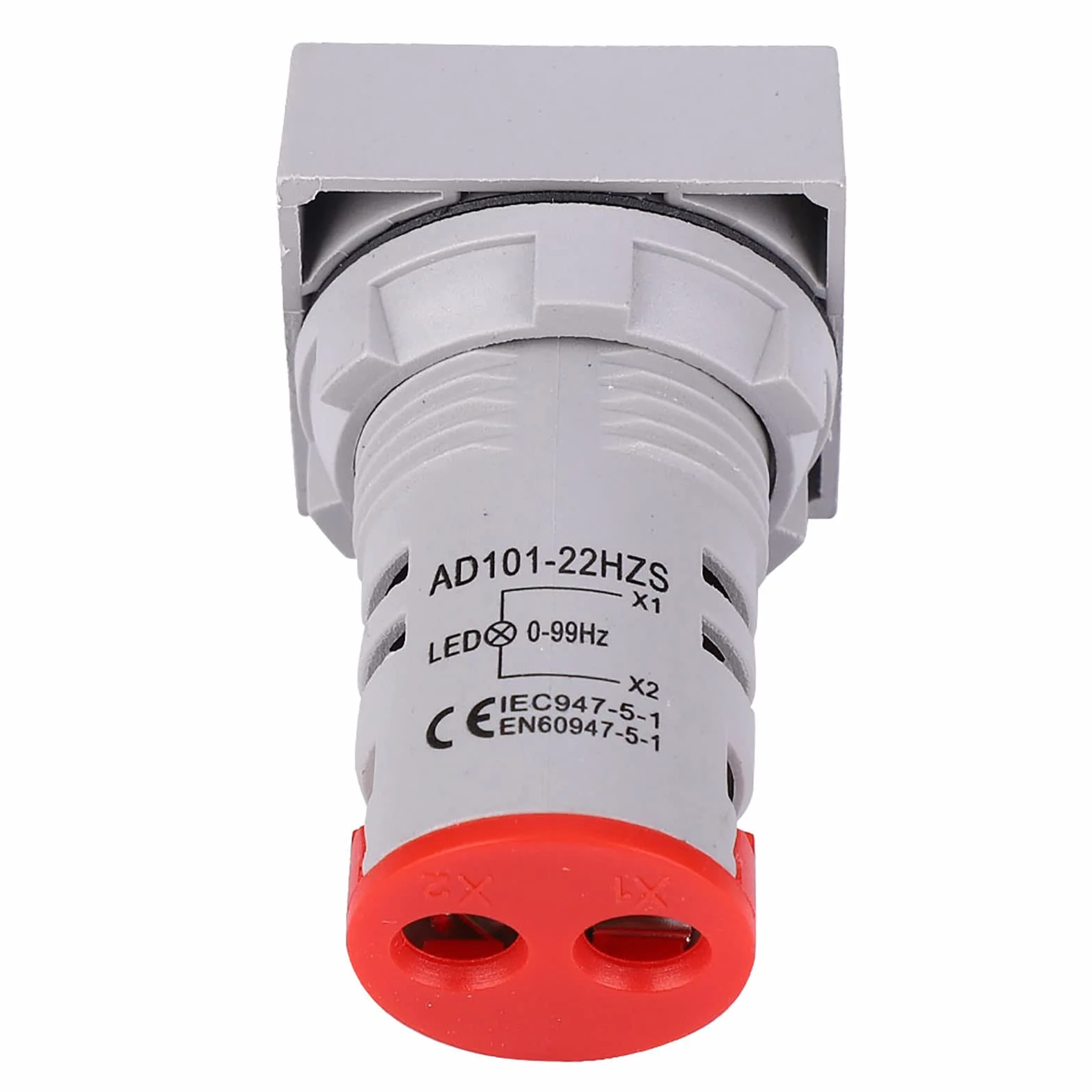 Wskaźnik Częstotliwości AC 100~380V 20~75Hz Kwadratowy Wyświetlacz Cyfrowy Wskaźnik LED Wskaźnik Częstotliwości Urządzenie do Pomiaru Częstotliwości Urządzenie do Testowania