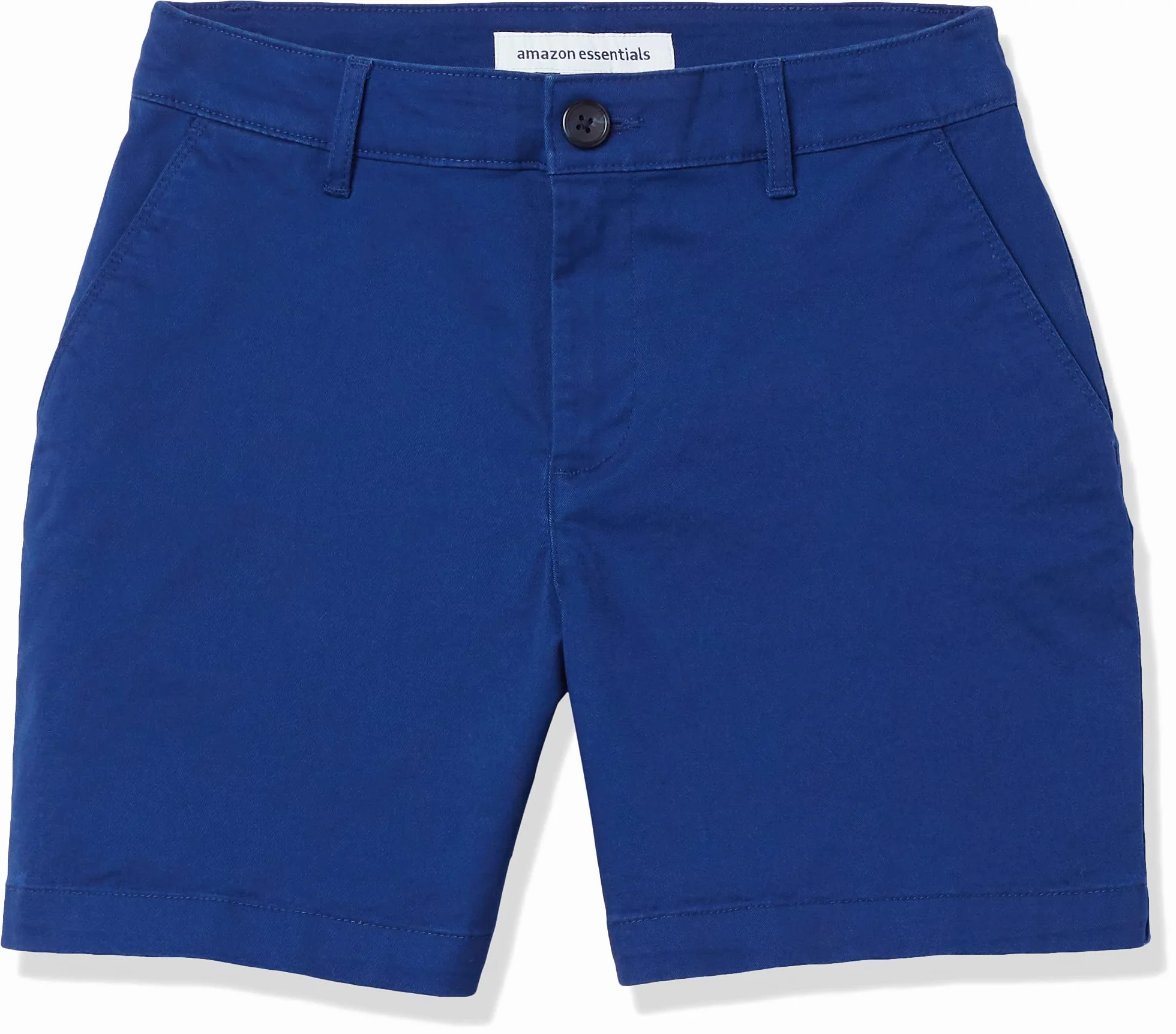 Amazon Essentials Kobiety Średniej wysokości Slim-Fit 14 cm Inseam Khaki krótkie (dostępne w prostych i krągłych krojach)