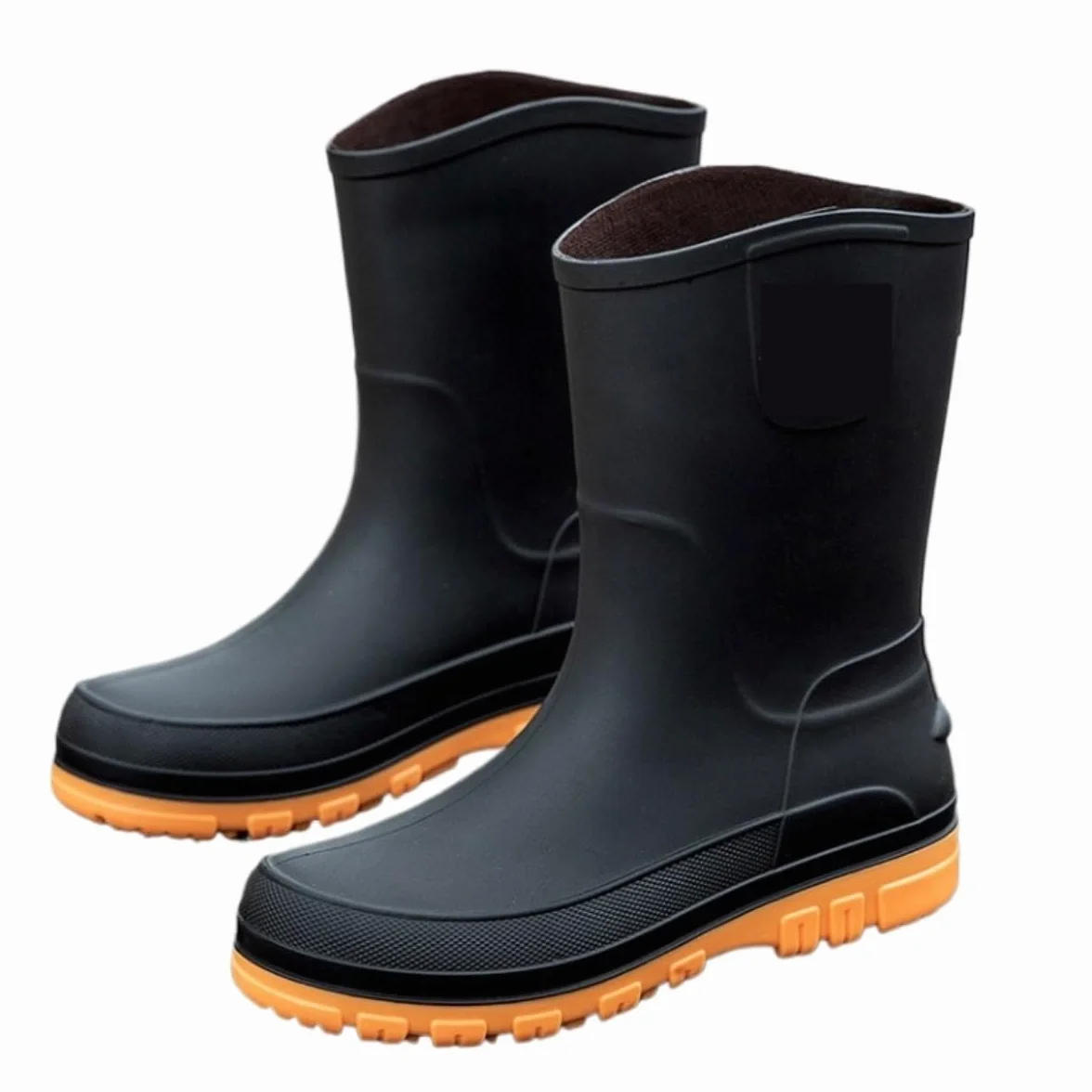 Buty Przeciwdeszczowe Męskie Antypoślizgowe, Wodoodporne, Średniej Wielkości Kalosze Robocze, Gumowe Buty Do Wędkowania I Wody Modne