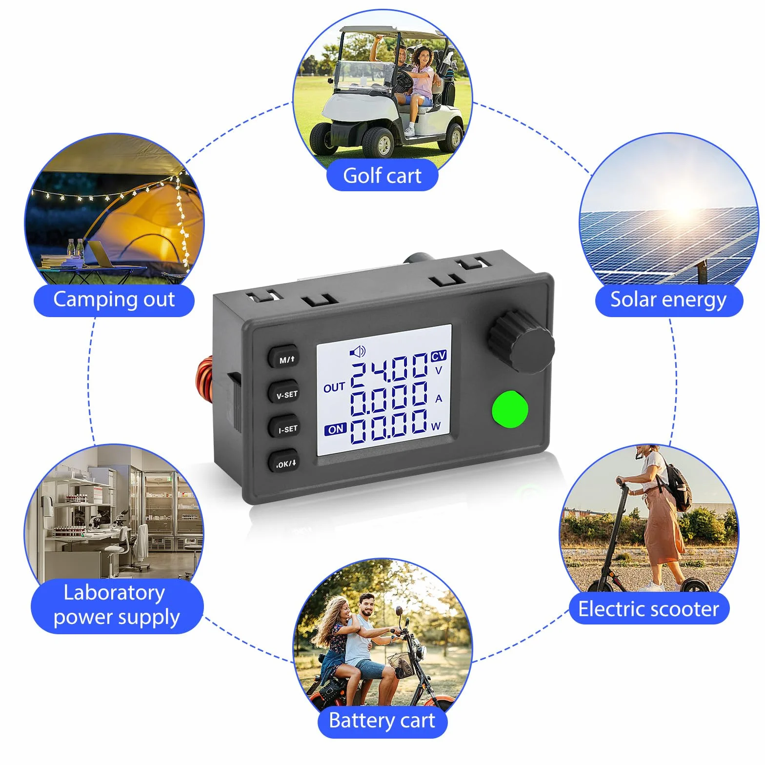 DC DC Boost Buck Converter regulator napięcia od 6V do 36V do 0,5-37V 40W 4,5A 12V 24V 36V regulowany napięcie moduł ładujący DIY ze stałym napięciem i prądem stałym.