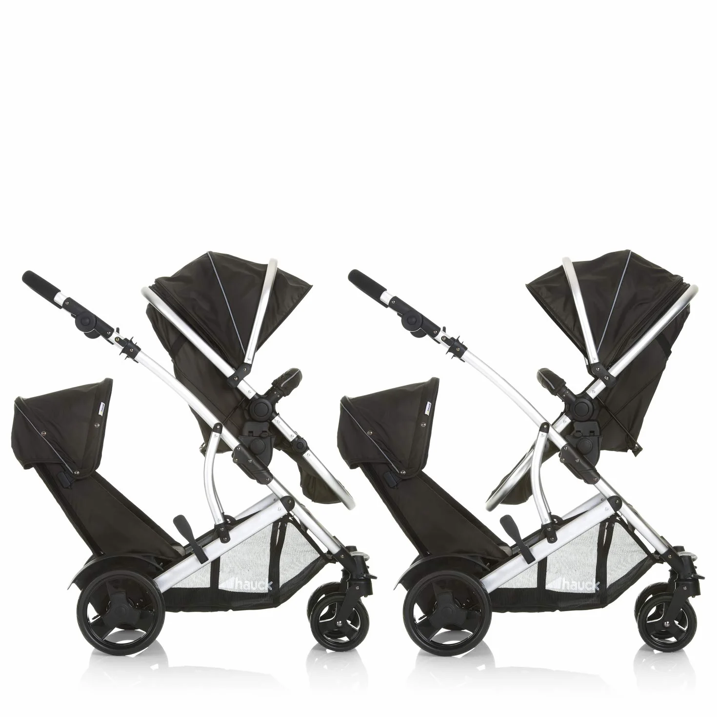 Hauck H-50011 Podwójny Wózek, Czarny, Do 15 kg