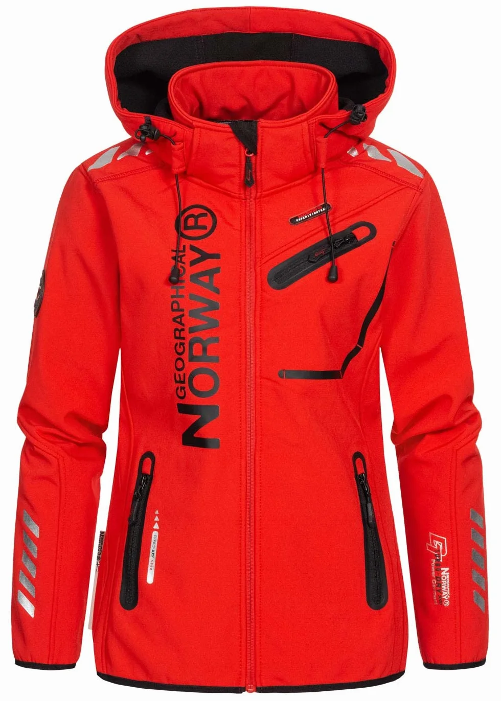 Geographical Norway wodoodporna kurtka softshell z kapturem zimowa wiatrówka outdoorowa