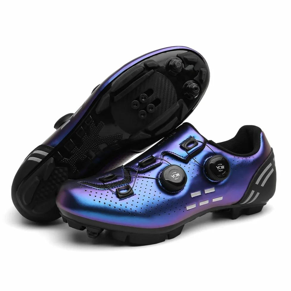 Buty do roweru górskiego, do wewnątrz, na zewnątrz, buty do jazdy konnej, męskie i damskie, outdoorowe, MTB, oddychające, antypoślizgowe, kompatybilne z pedałem SPD, unisex, buty rowerowe