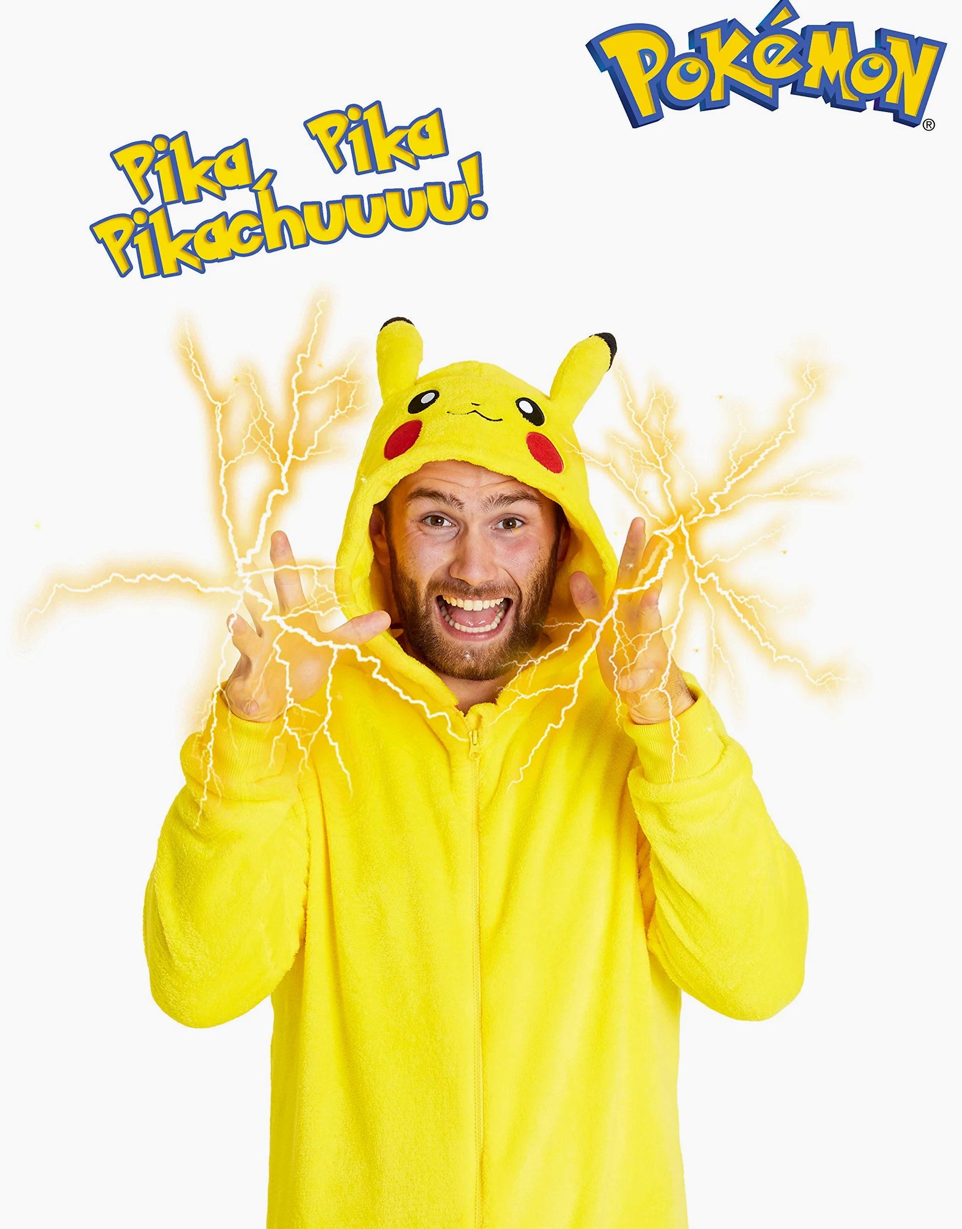 Pokemon Pikachu, męskie kombinezony na Halloween, polarowy kombinezon dla dorosłych