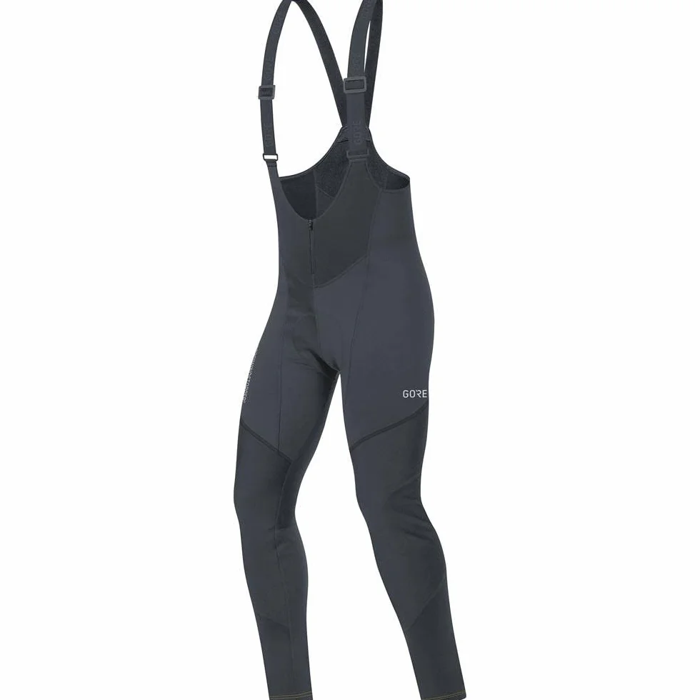 Gore Wear Mężczyźni C3 Gws Bib Tights+ 100337 Legginsy Ocieplane, Czarny, XL