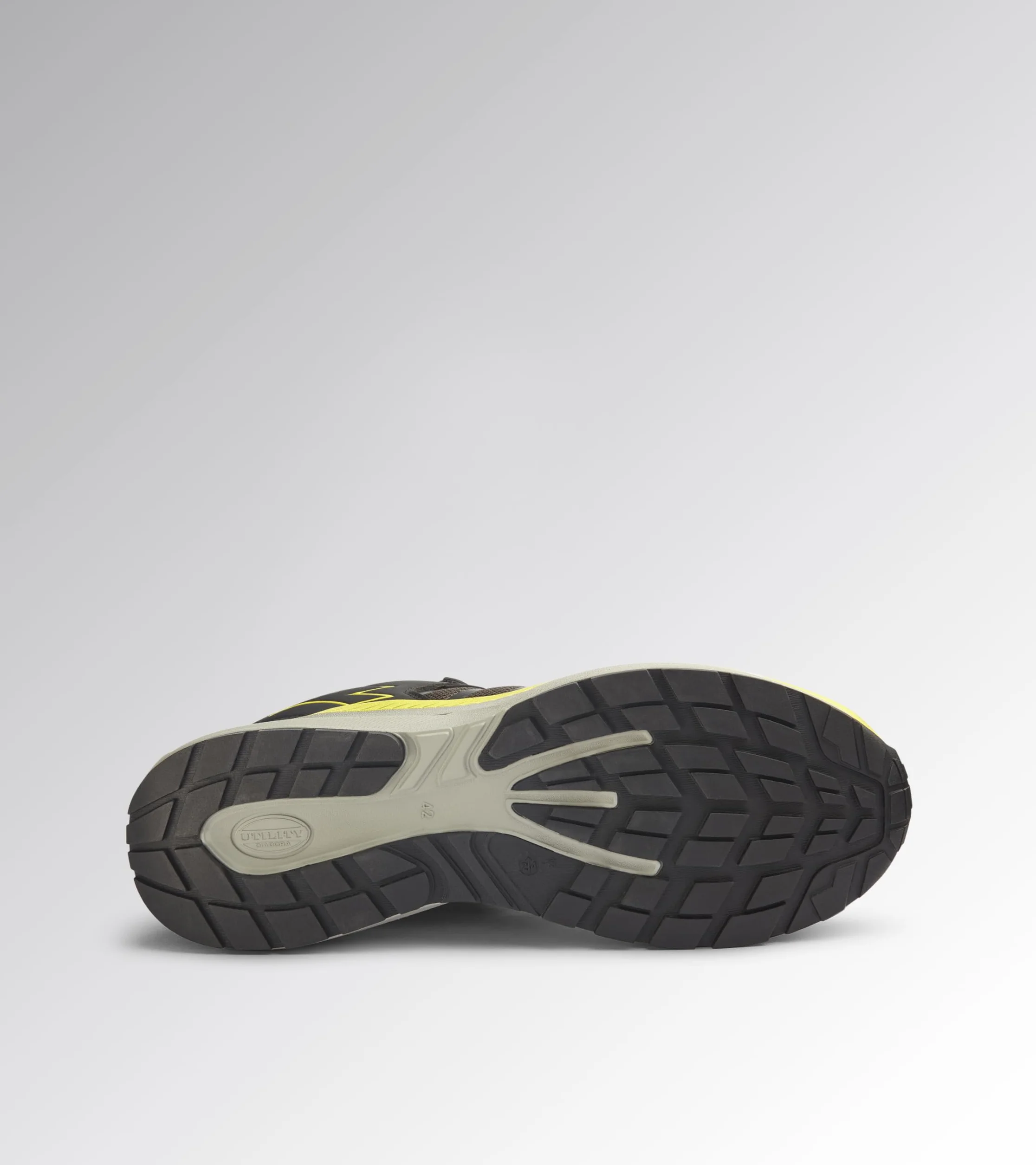 Diadora Utility Mieszane Freedom Low O6 SR Buty do ochrony przeciwpożarowej i bezpieczeństwa, Brązowy Szary Żółty Utility, 41 EU, Brązowo-szary żółty Utility, 41 EU