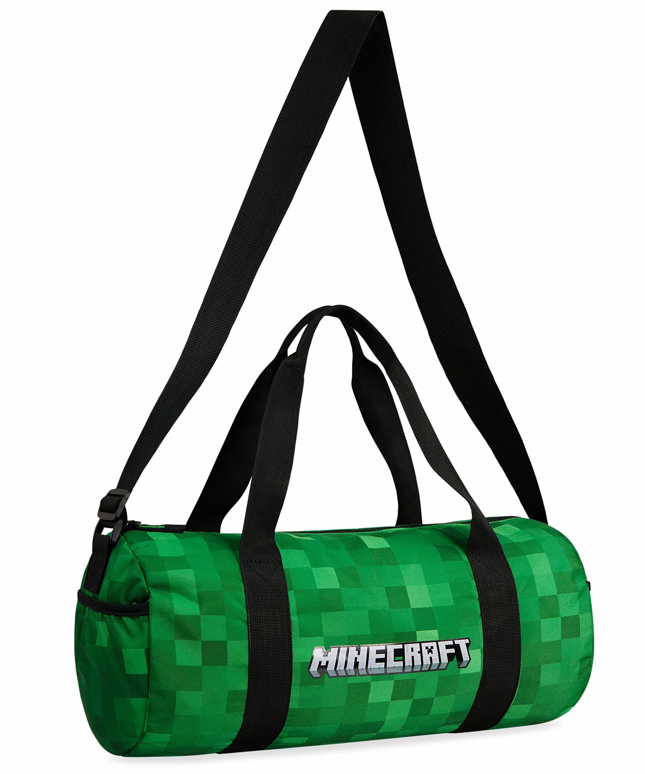 Minecraft Torba sportowa dla dzieci podróżna zielona 41x18x19cm
