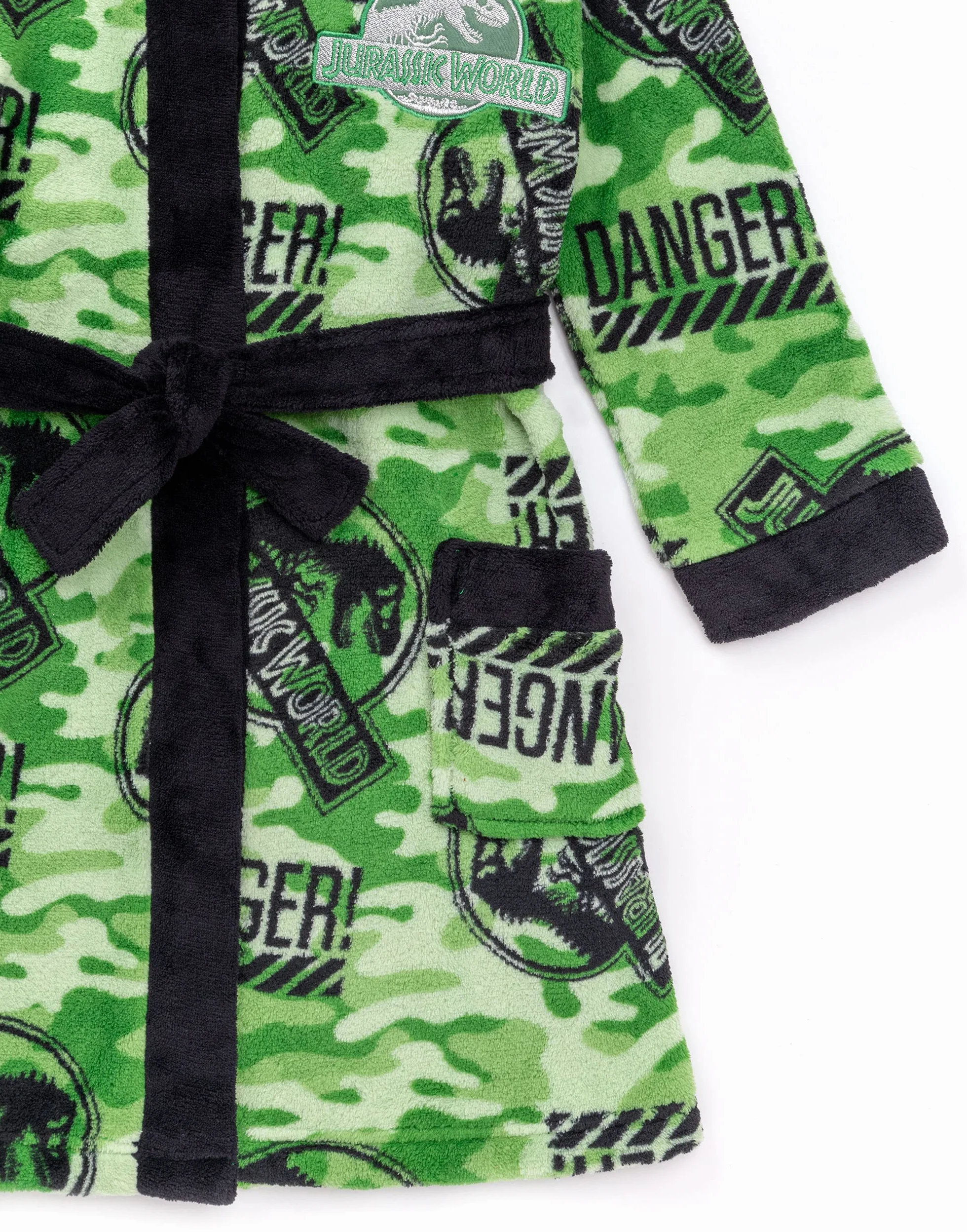 Jurassic World Szlafrok Chłopięcy Camo T Rex PJS