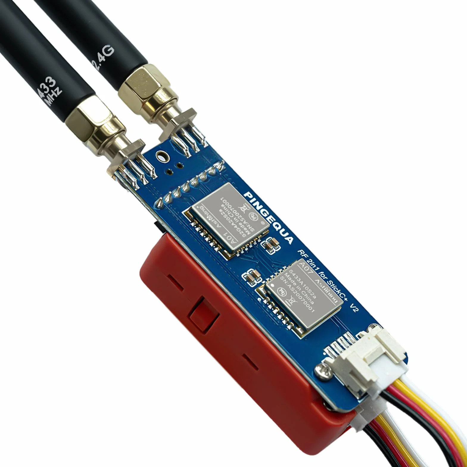 Moduł RF 2 w 1 dla M5Stack StickC Plus, obsługuje NRF24 2,4 GHz i CC1101 433 MHz, kompatybilny z M5Stack StickC Plus 1.1 i 2 z oprogramowaniem Bruce