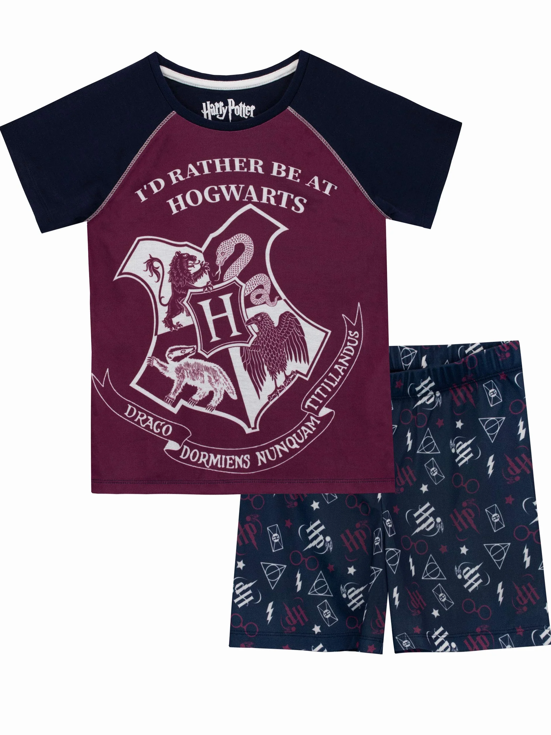 Harry Potter Hogwart dziewczęca piżama
