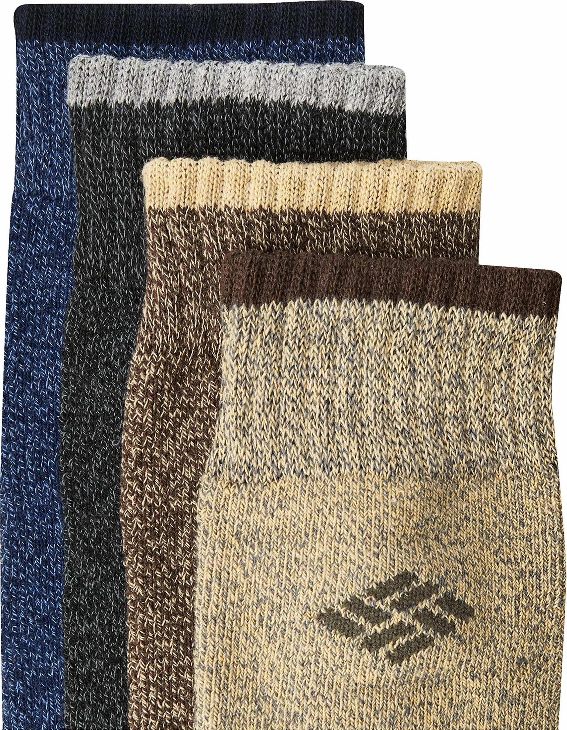 Columbia Skarpety męskie na co dzień, Czarny/brązowy/niebieski/khaki, L
