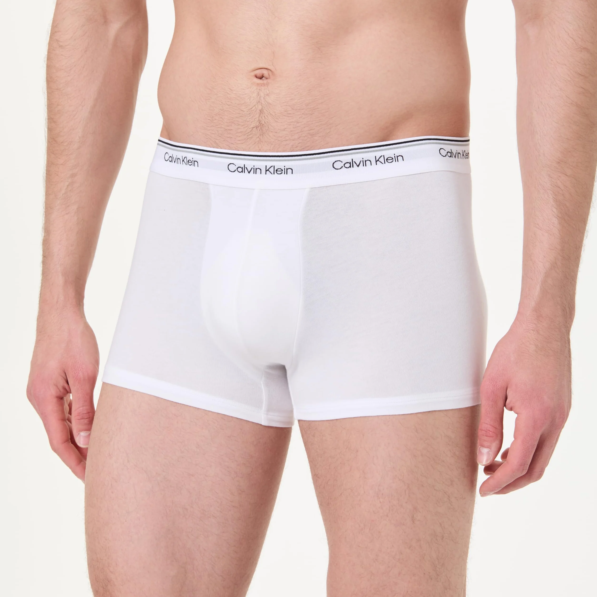 Calvin Klein Męski bagażnik 3 sztuki Biały