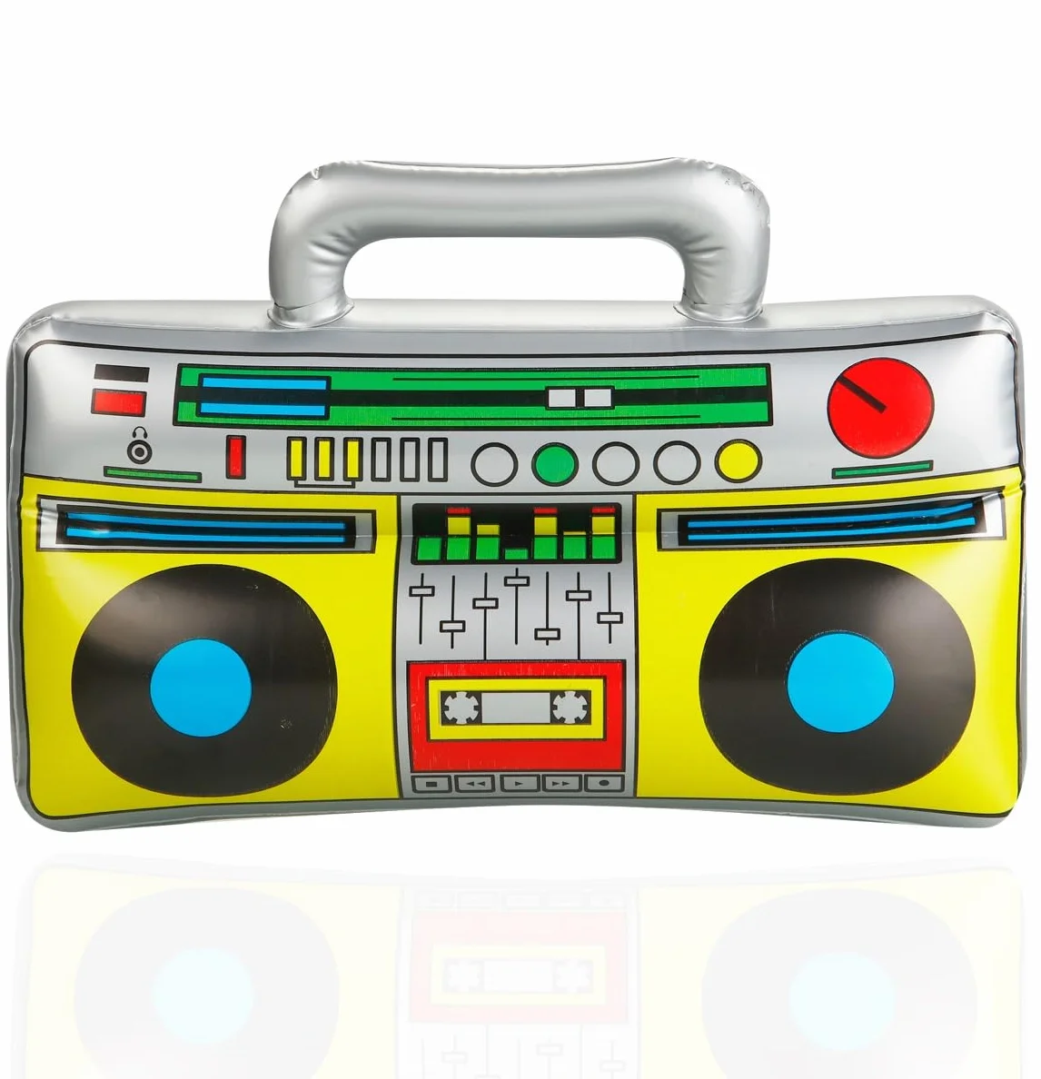 FASCHINFEVER Walkman nadmuchiwany, gett w stylu retro lat 80/90. - dodatek karnawałowy, miks, 1X