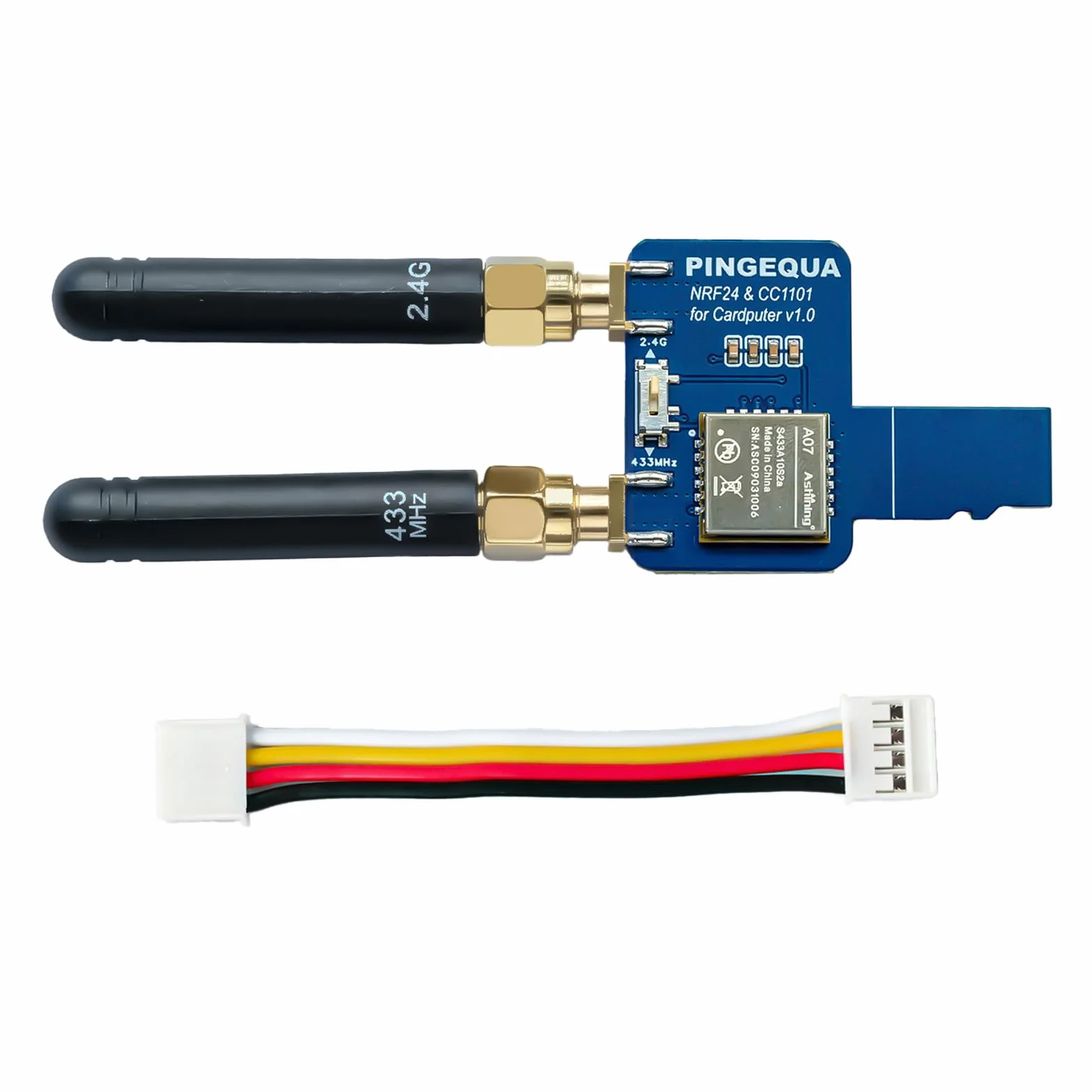 NRF24 i CC1101 moduł RF 2 w 1 do M5Stack Cardputer, obsługuje NRF24 2,4 GHz i CC1101 433MHz, Devboard kompatybilny z M5Stack Cardputer z oprogramowaniem sprzętowym Bruce