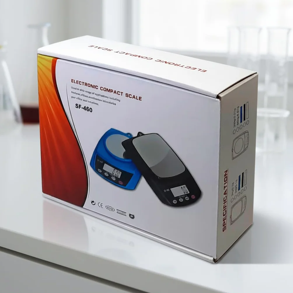 Eosphorus Cyfrowa Analityczna Waga LCD 600g x 0,01g do Laboratoriów Naukowych i Szkół - Waga Kuchenna, Dokładna Waga: Uncje, Gramy i Karaty - W Zestawie Ładowarka USB i Zasilacz Sieciowy