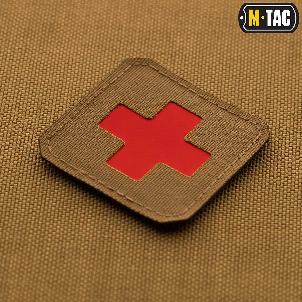 M-Tac Naszywka na rzep z PCW Medic Cross Laser Cut