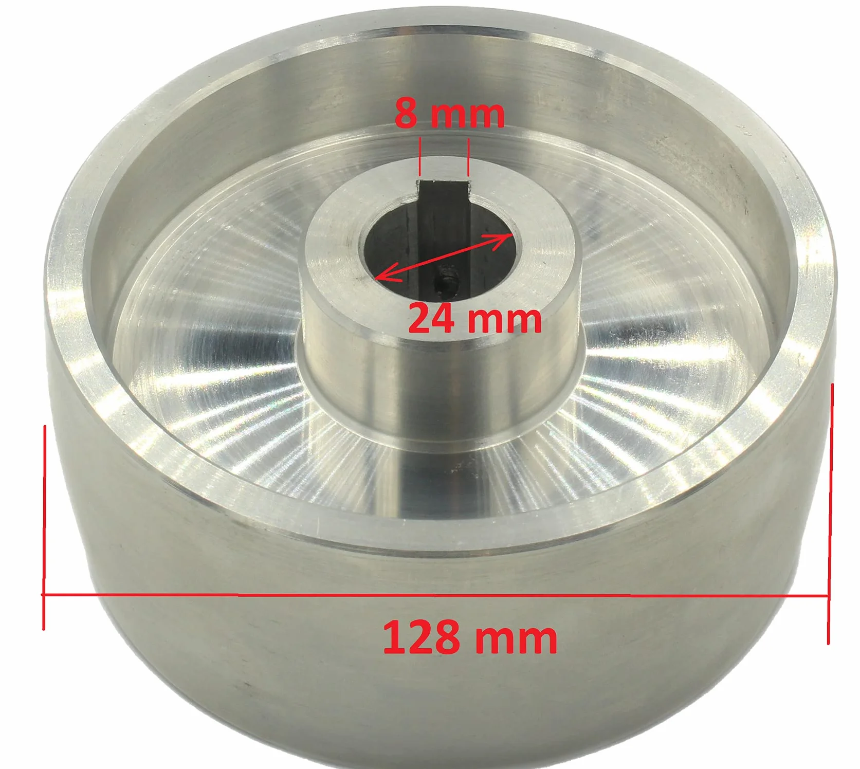 (AL5-24) CNC frezowana szlifierka pasowa zestaw do szlifierek nożowych 130 mm napęd 24 mm trzpień 75 mm tor 50 mm Idler
