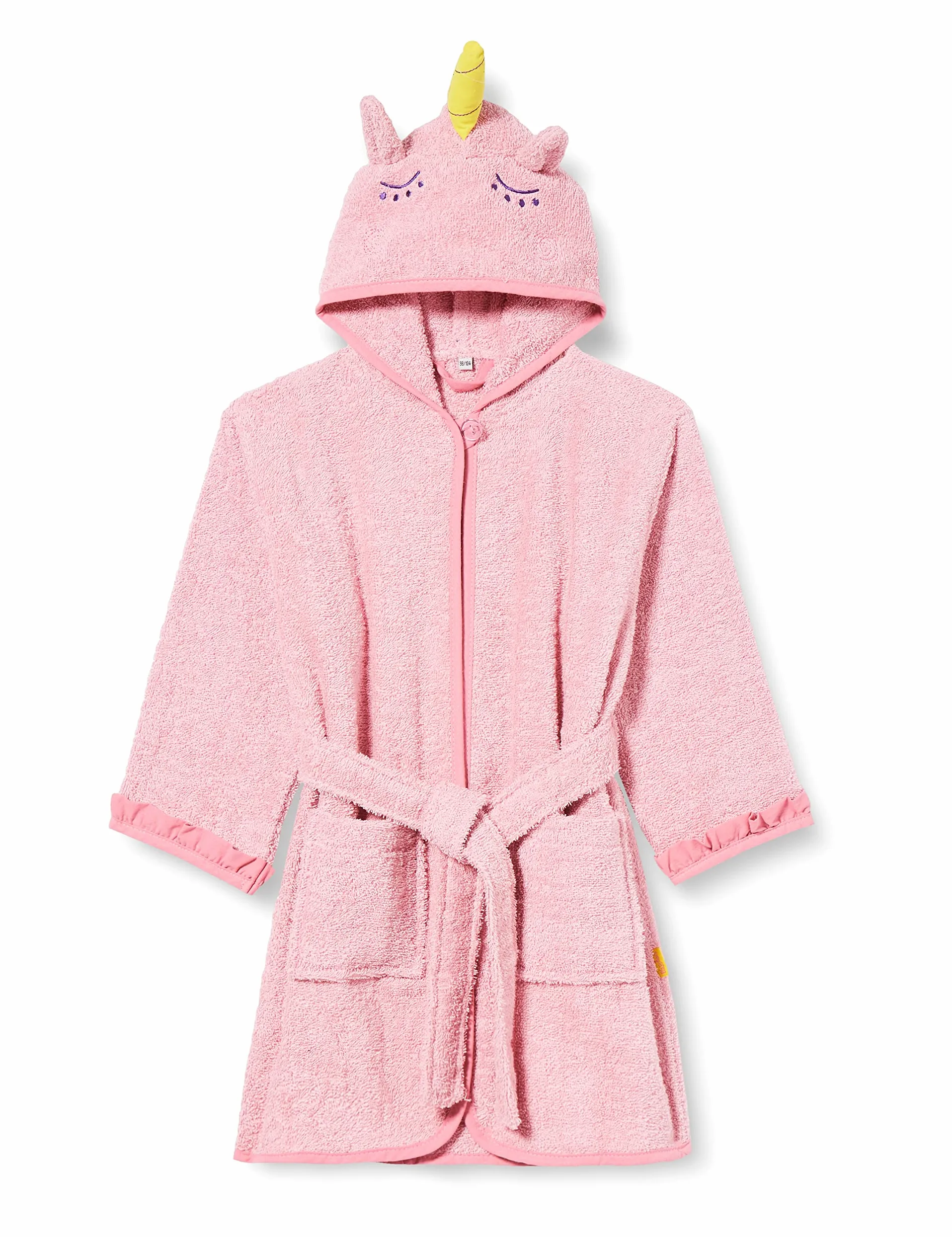 Playshoes Szlafrok kąpielowy dla dzieci frotte jednorożec 122-128