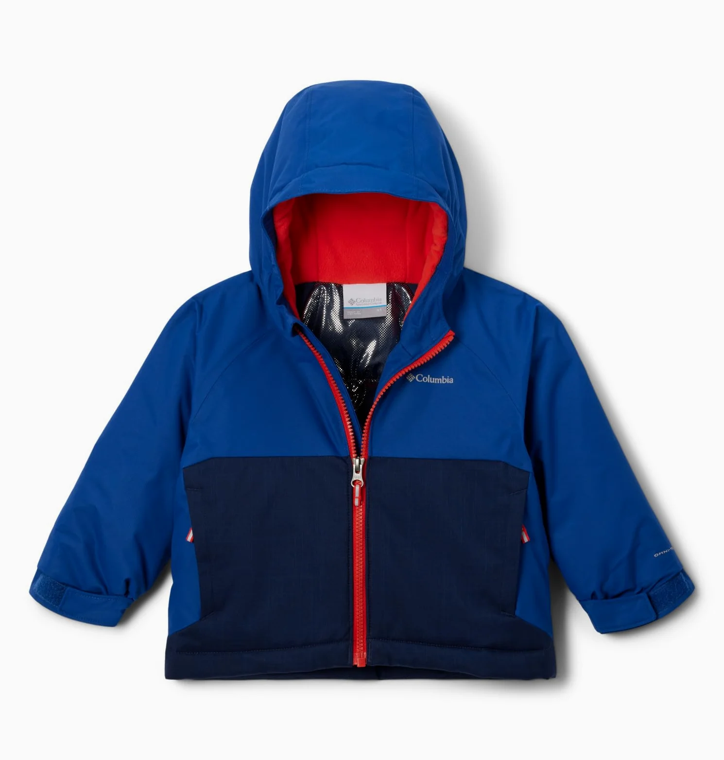 Columbia Youth Boys Alpine Action 3 kurtka, Collegiate Navy Melange/Mountain Blue, 104