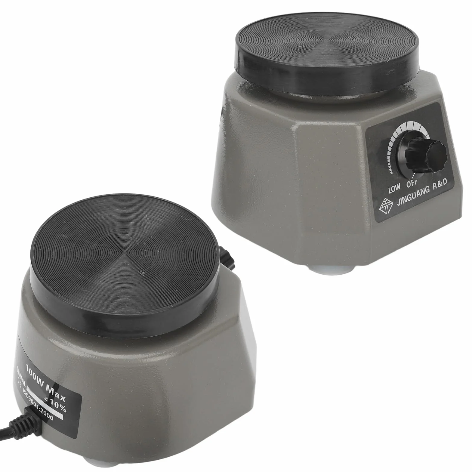 Wibrator Dentystyczny 4 Oscylator Laboratoryjny Round Shaker, Dental Laboratory Wibrator Sprzęt Maszyna do Mieszania Tynku, Gipsu, Odlewania żywicy, Odlewania Modeli