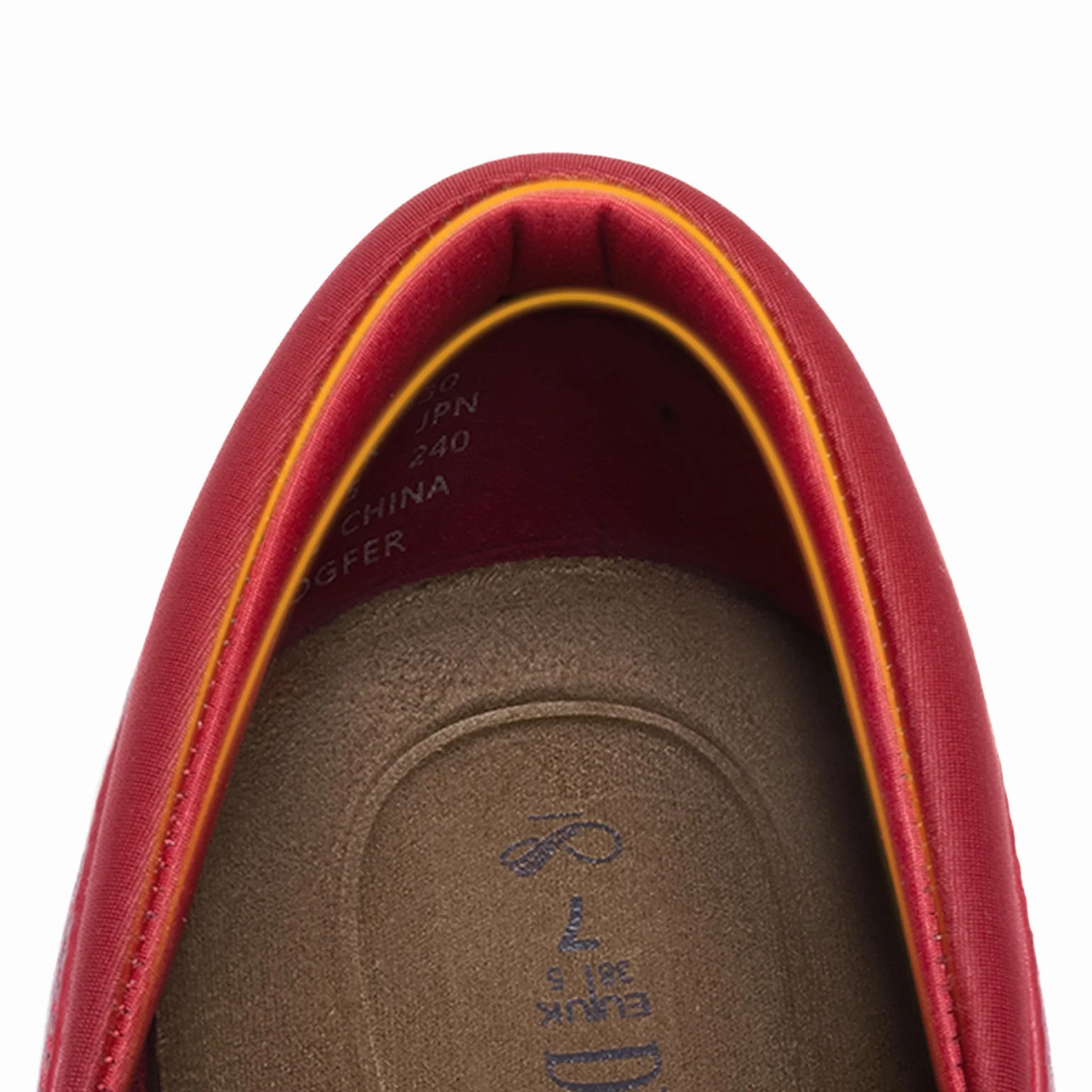 DREAM PAIRS Mokasyny dla kobiet wsuwane Komfortowe eleganckie mokasyny do pracy biurowej Mokasyny biznesowe i casualowe z ekoskórą, okrągły przód z podparciem sklepka, Czerwony, 41 EU