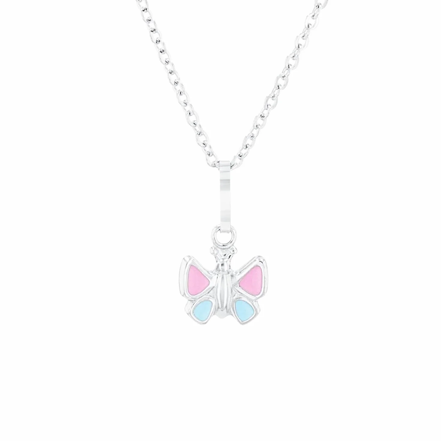 Amor Łańcuszek dziecięcy srebro próby 925 motyl 35 cm