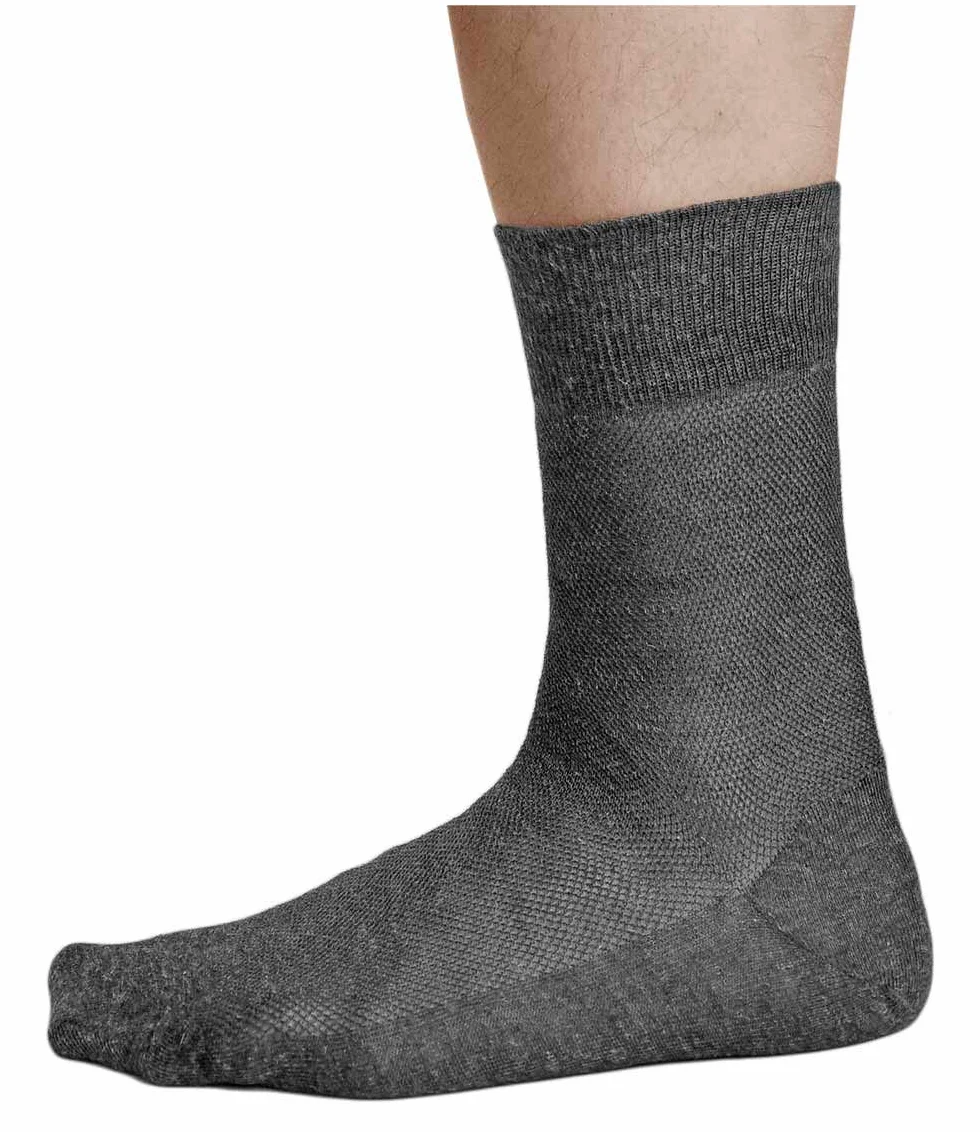 VITSOCKS Skarpety Lniane Bawełniane na Lato Męskie (3 PARY) Oddychające Cienkie Lekkie