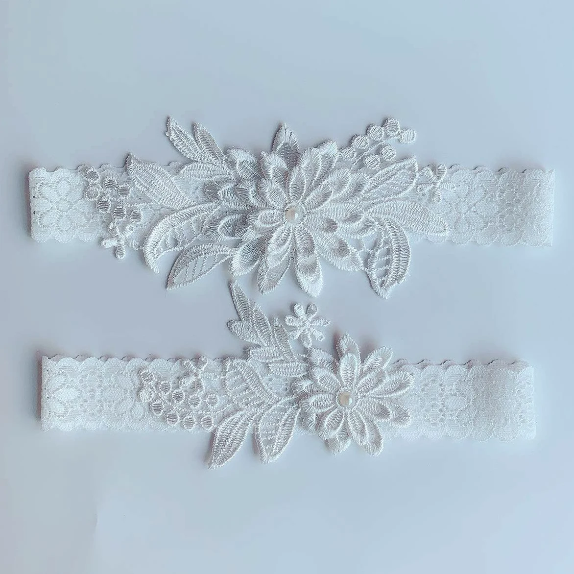 Pas Panna Młoda Podwiązka Elegancka Elastyczna Koronka Noga Zespół Ozdoby Accessary Udo Pierścień Pas Do Pończoch Zestaw Wedding Bridal Shower Party Dobrodziejstw