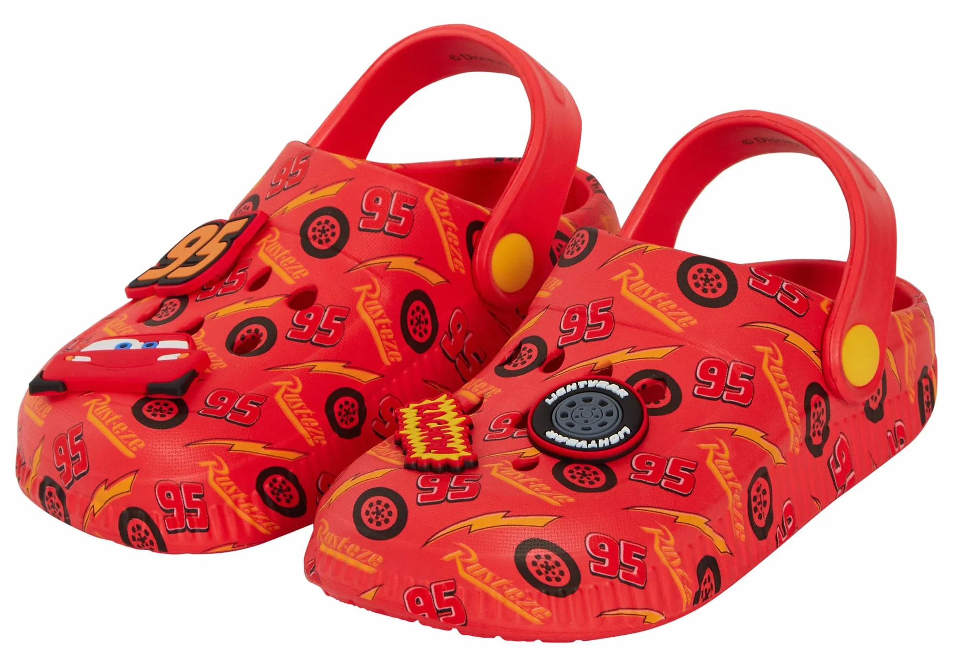 Disney Chłopięce sandały Lightning McQueen z paskiem na kostkę buty plażowe
