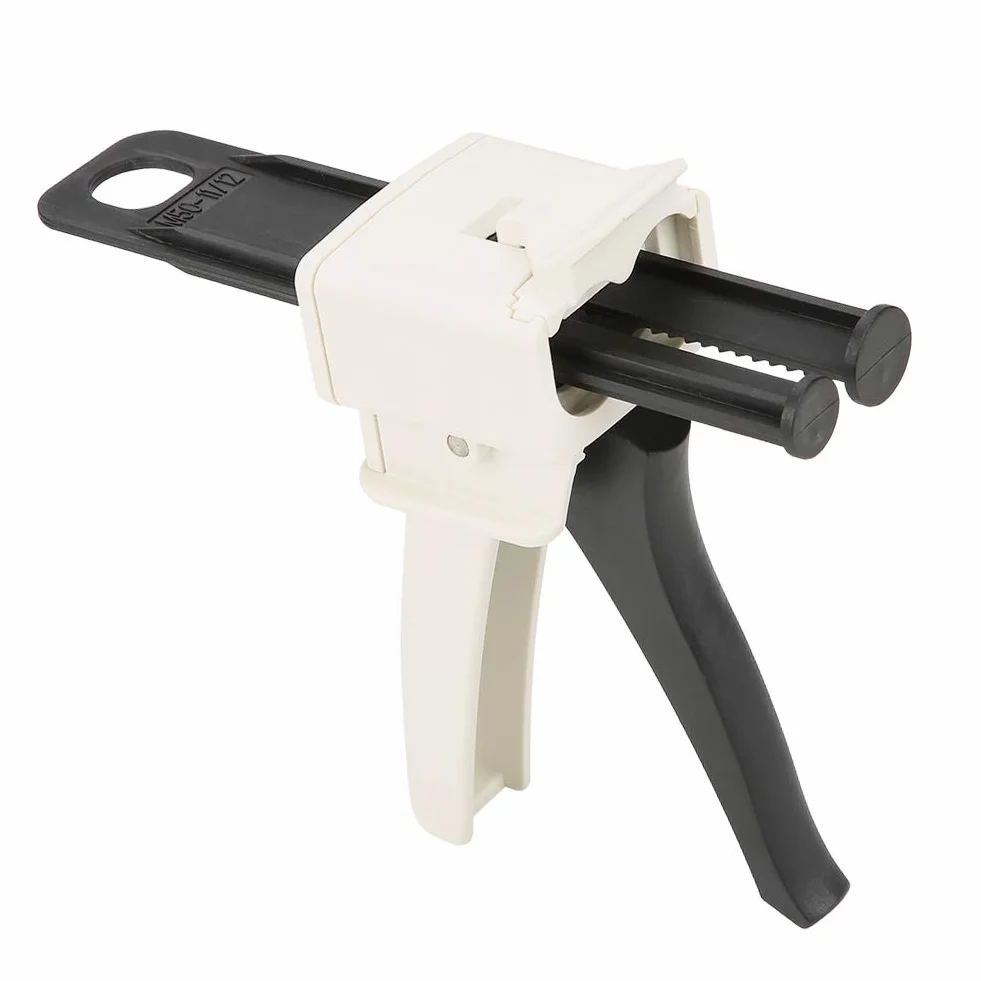Dental dozownik Gun 1: 1/2: 1 wkład z kauczuku silikonowego Impression Mixing Dispenser pistolet dostawczy stal szlachetna dozownik