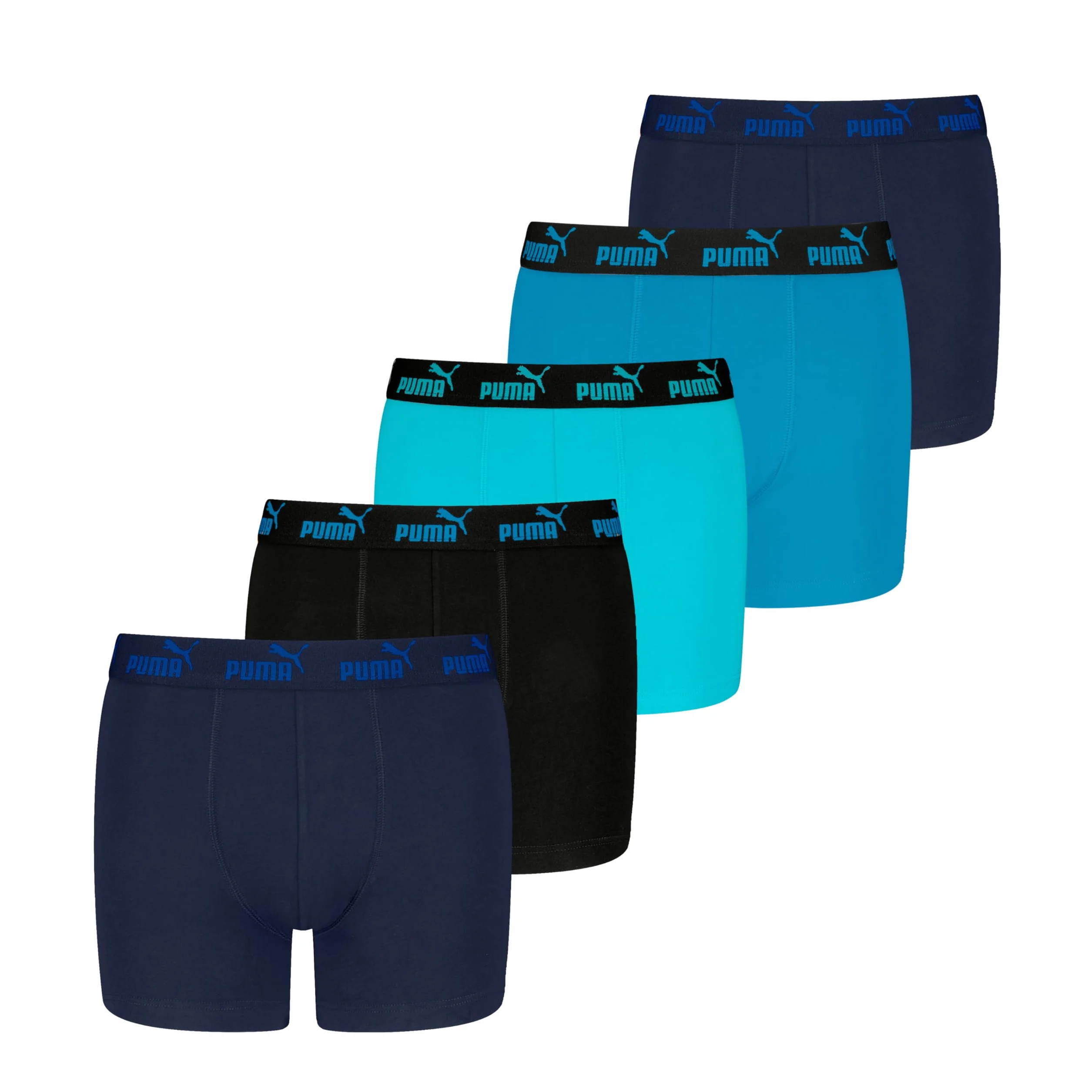 PUMA Bokserki chłopięce (5 sztuk), Blue Combo., 158-164