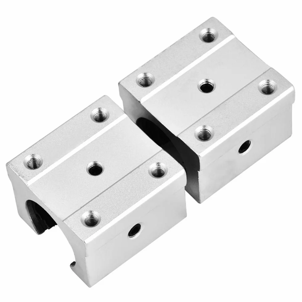 4 szt. SBR16UU 16 mm aluminiowy otwarty liniowy blok łożyska ślizgowy do części routera CNC