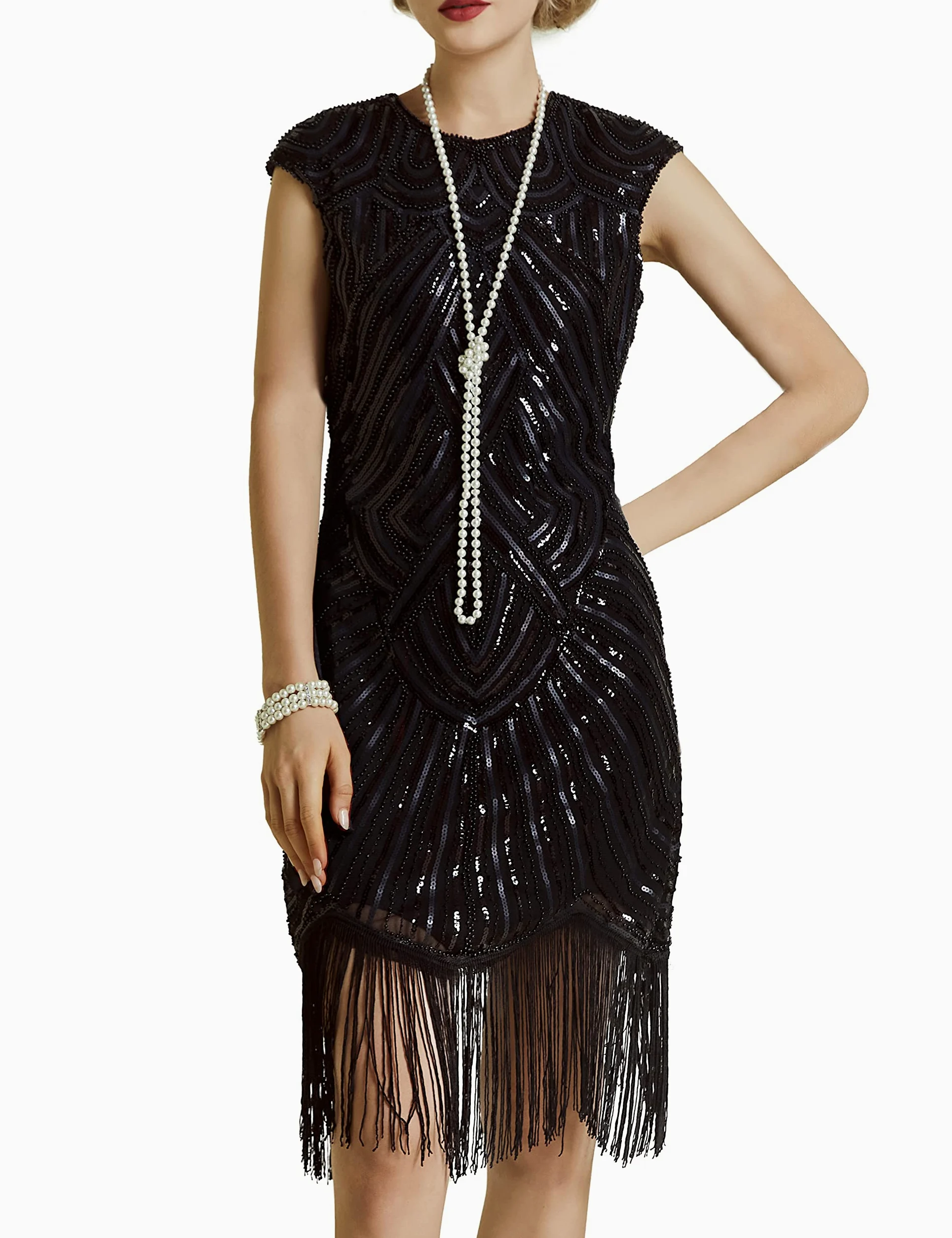 BABEYOND Sukienka koktajlowa Kobiety Flapper