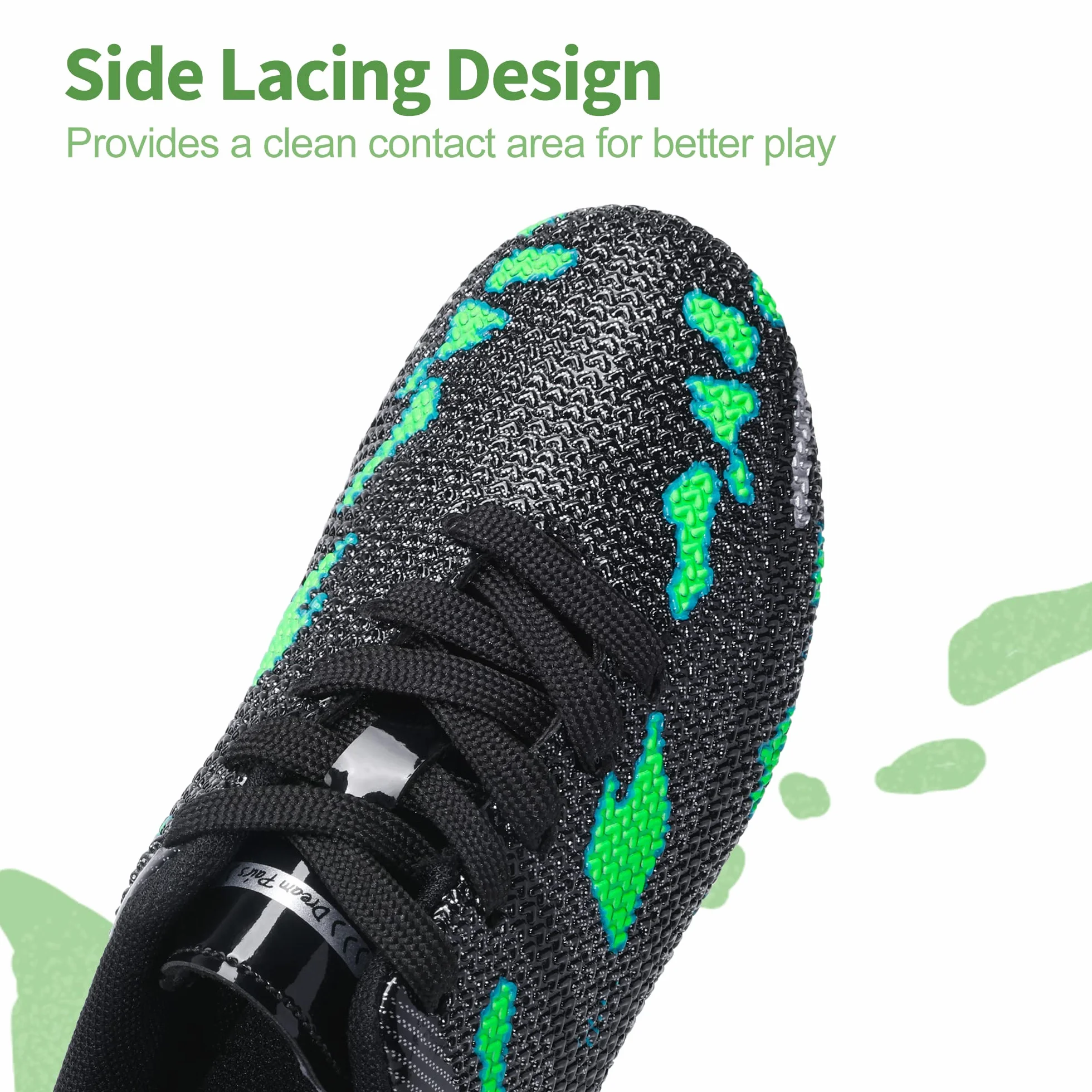 DREAM PAIRS Buty Piłkarskie Dziecięce Korki dla Małych i Dużych Dzieci
