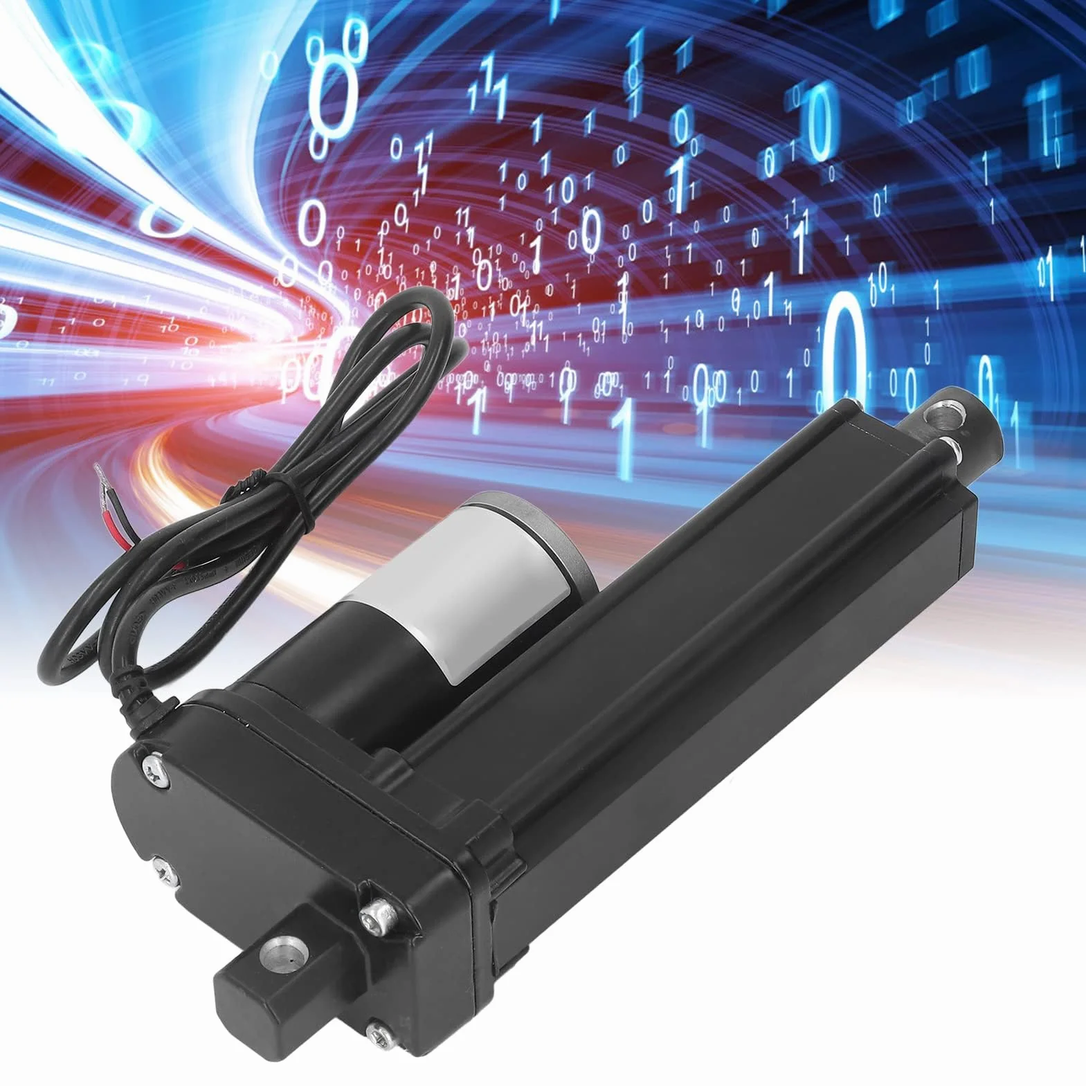 Siłownik Elektryczny Automatycznie Siłownik Liniowy 24V 3500N 100mm Skok Silnika Siłownika Liniowego do Rolnictwa na Zewnątrz Automatyka Domowa