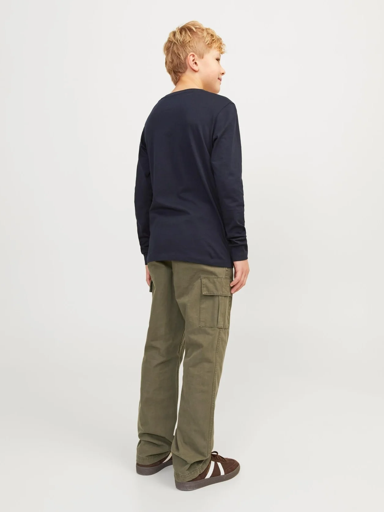 JACK & JONES Jpstkane Jjbarkley Cargo Pant Noos Jnr - bojówki Chłopcy