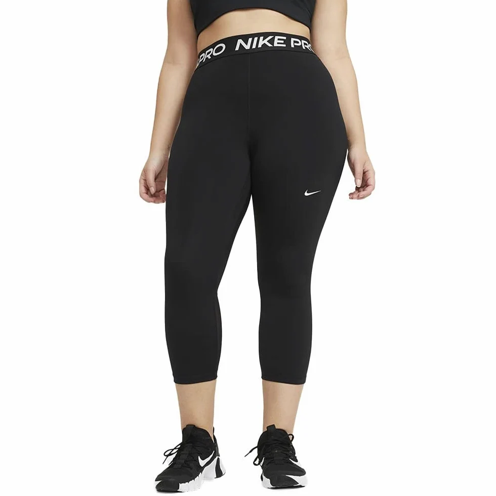 Nike Np 365 Leginsy Czarny/Biały L
