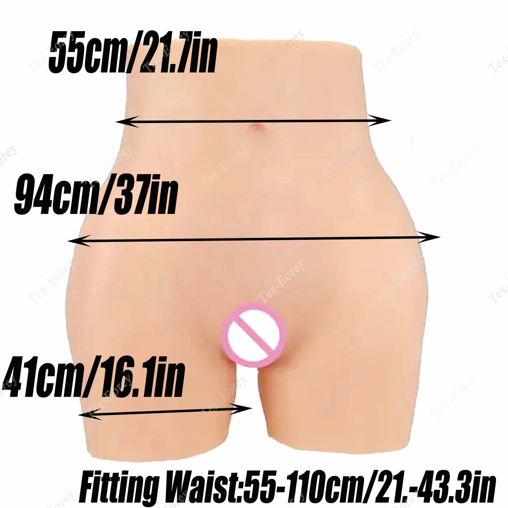 Silikonowe Realistyczne Majtki Z Pośladkami Spodnie Fake Ass Big Hip Enhancer Ukrywanie Bokserek Gaff Do Cosplayu Crossdressera