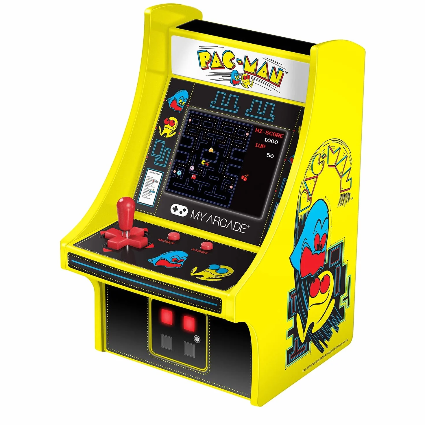 MICRO PLAYER PAC MAN żółty