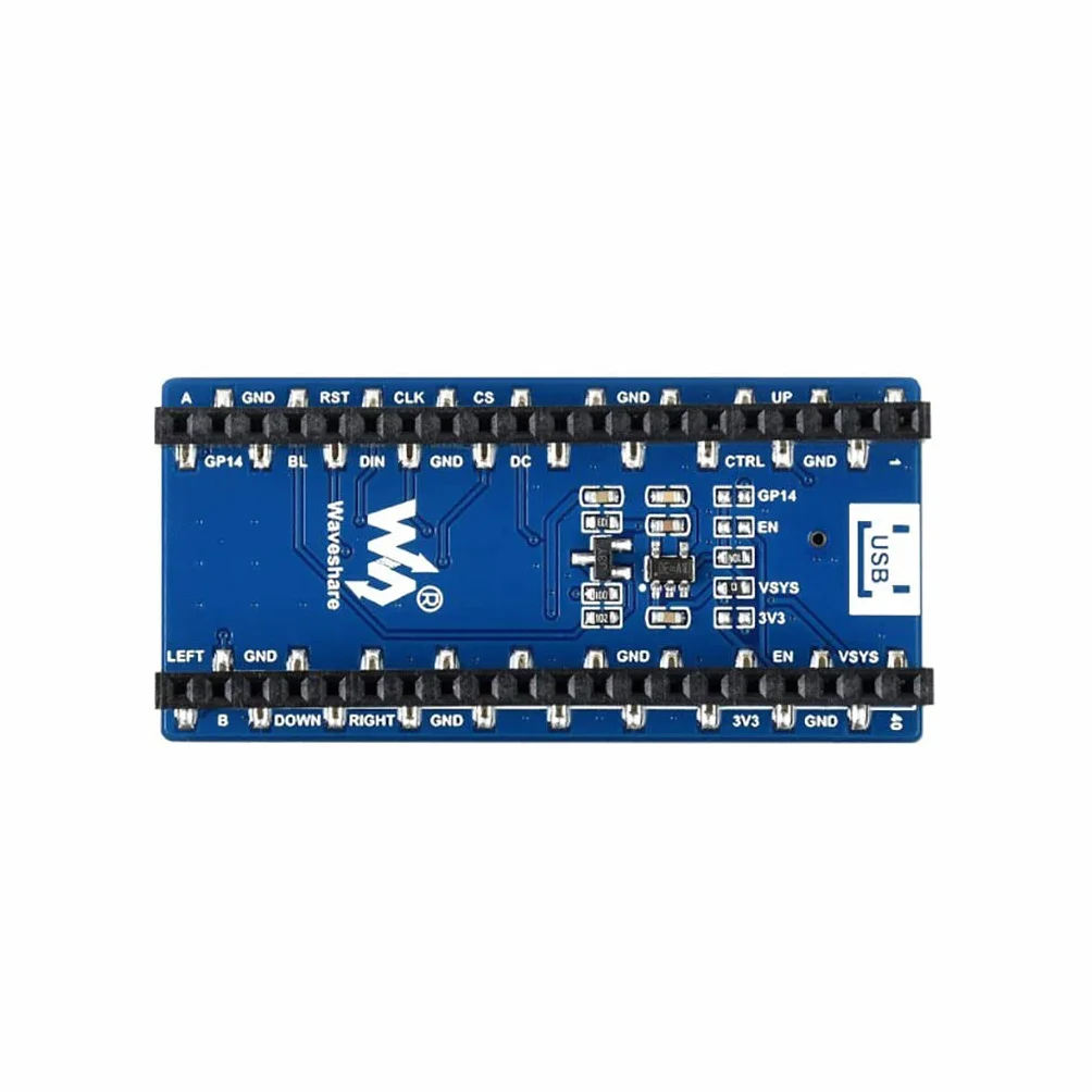 Waveshare 1.14inch LCD Display Module For Raspberry Pi Pico 65K RGB Colors 240×135 Pixels with SPI Interface Embedded ST7789 Driver Using SPI Bus IPS Screen