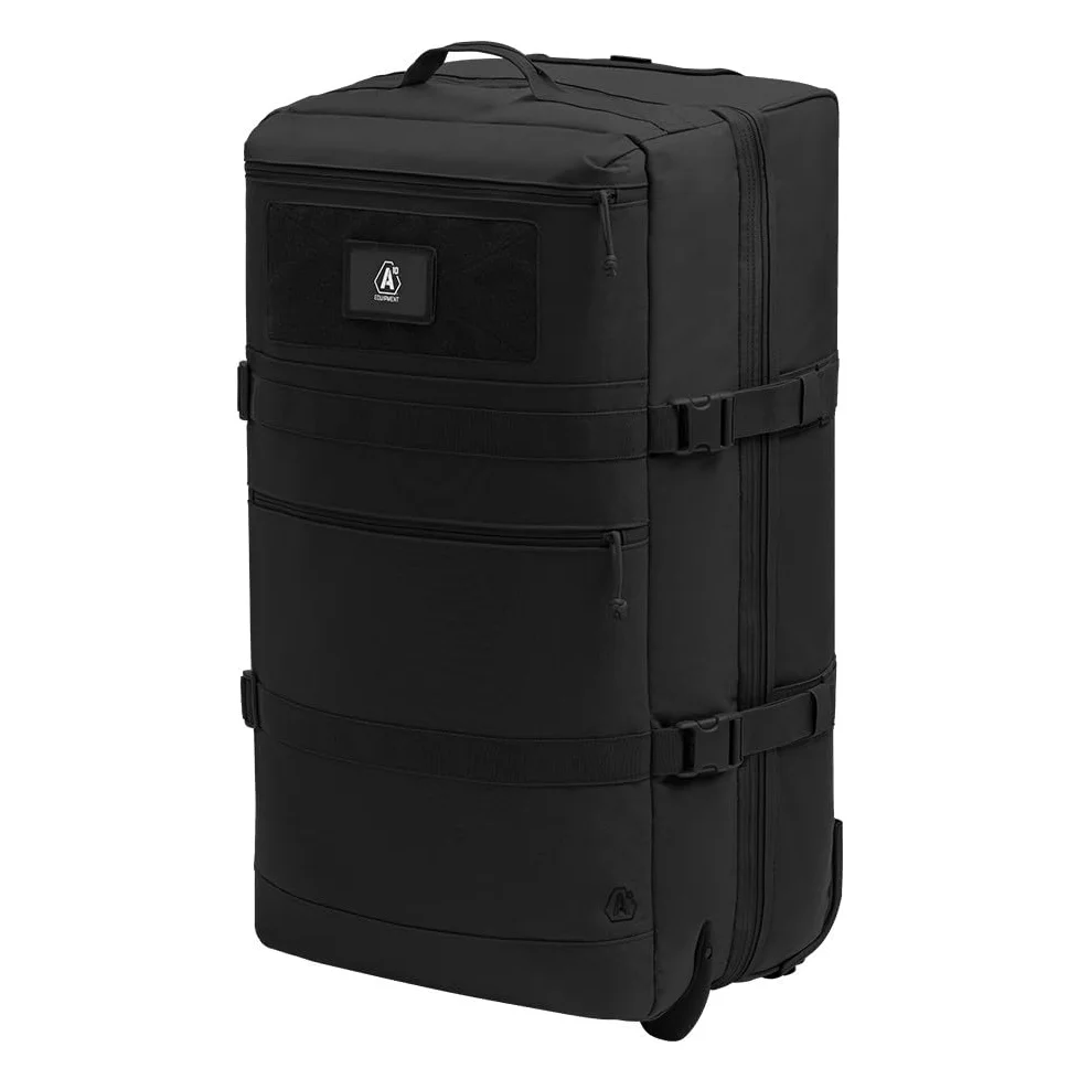 A10 Equipment Torba transportowa na kółkach 120 litrów Transall Czarna, czarny, Bagage de 80 cm, Wojsko